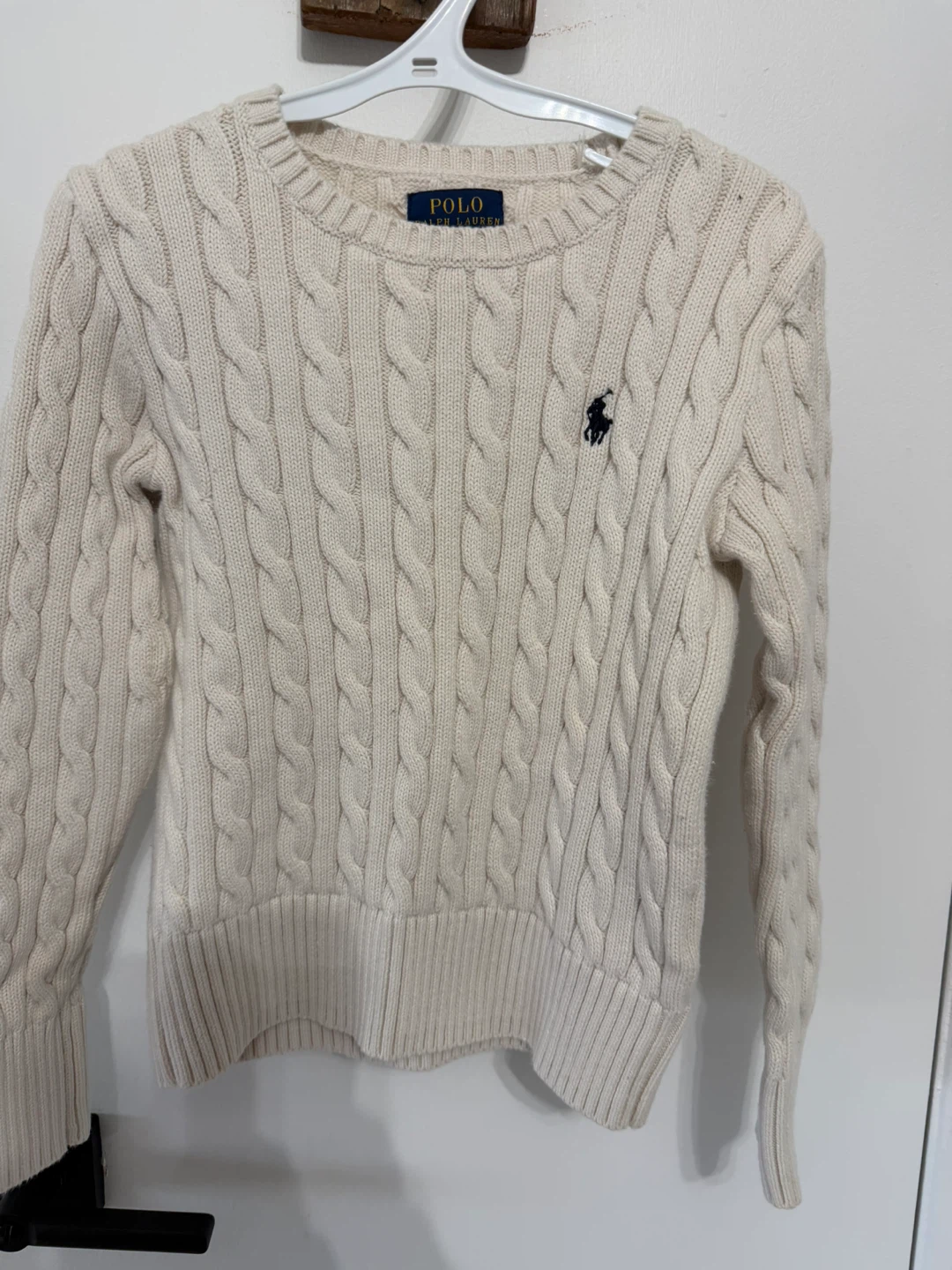 Size 8 authentic POLO sweater Unisex kids