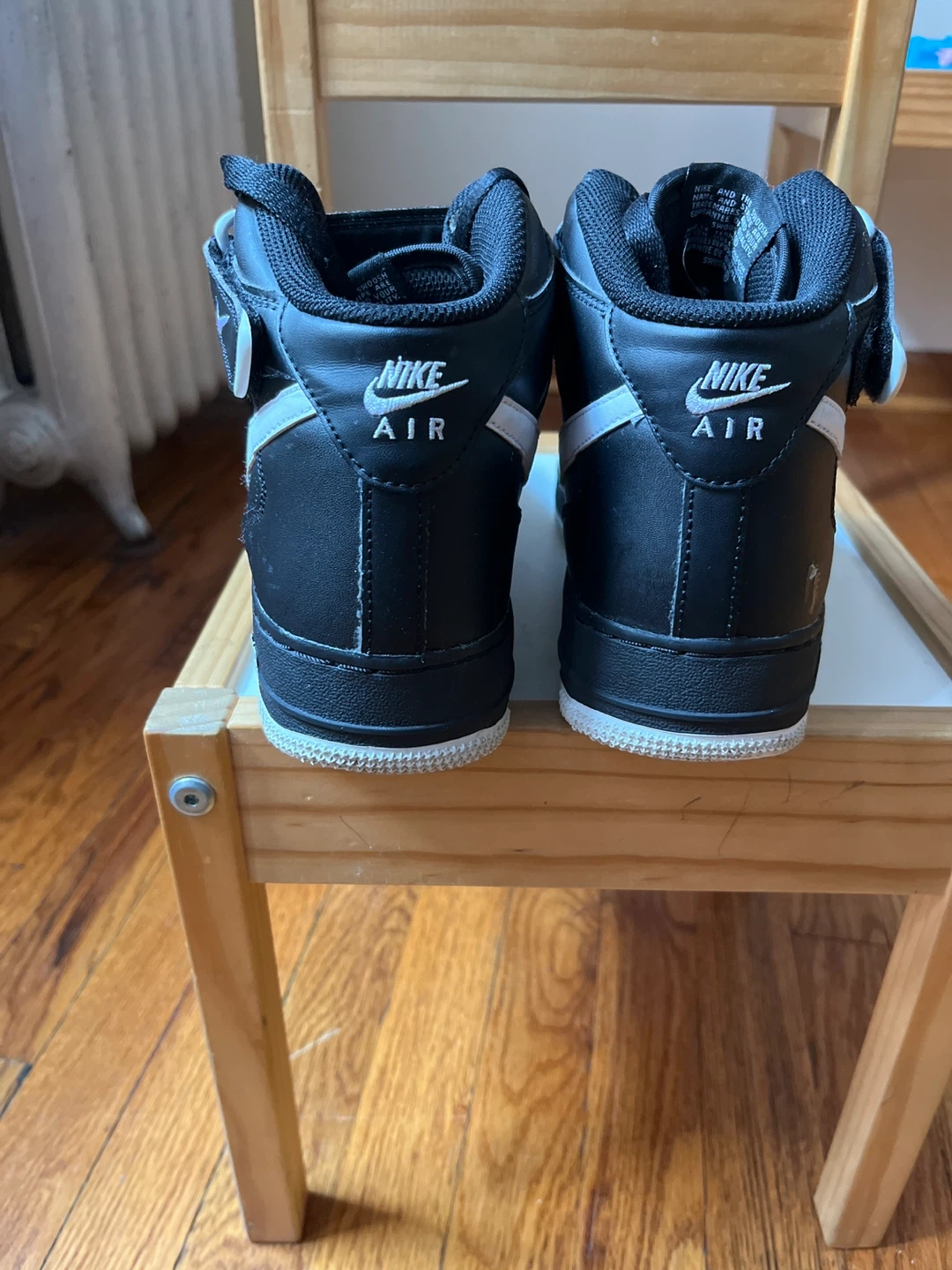 Nike Air Force 1 High Top Sneakers - Black/White - photo 4