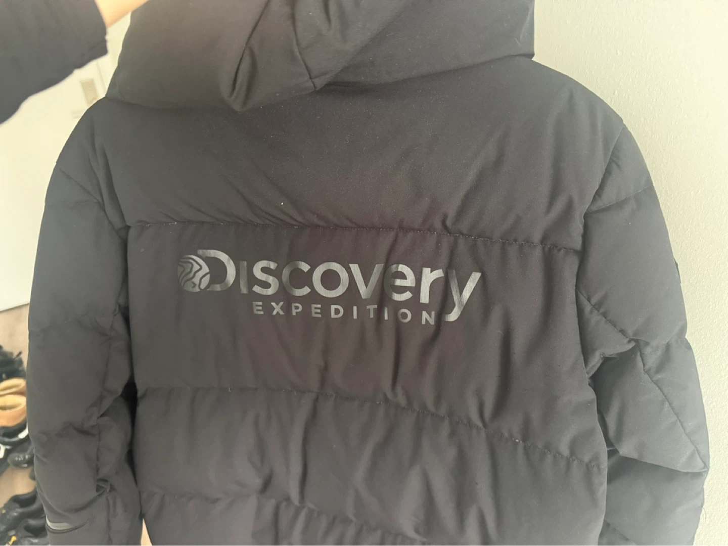 Discovery long puffer jacket