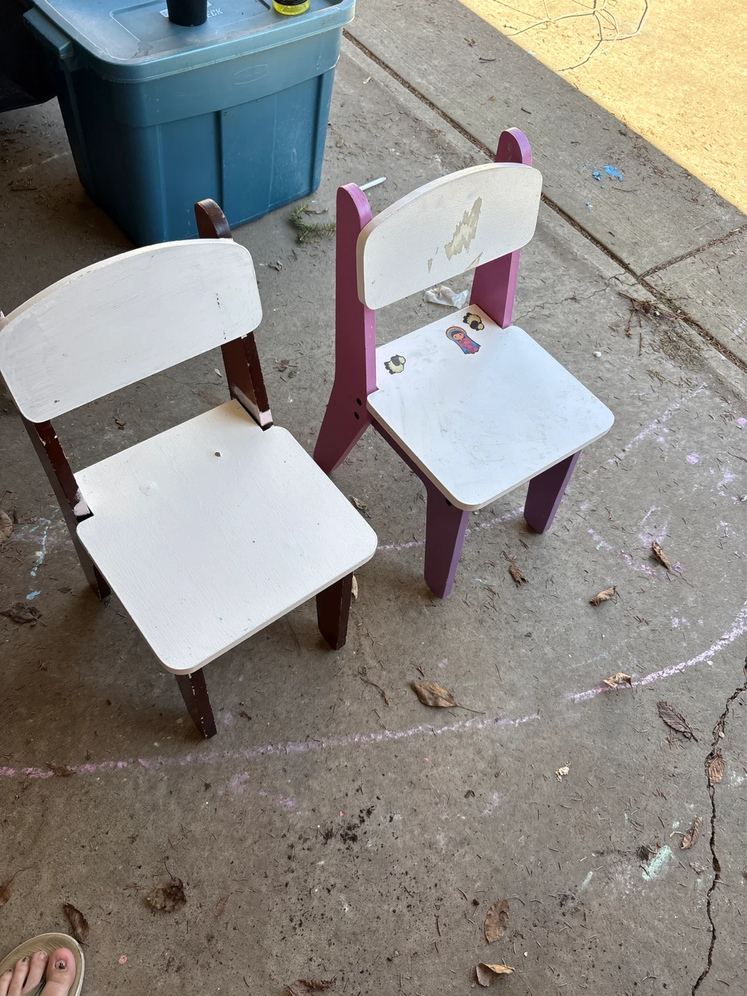 Wooden Children's Chairs (Set of 2)