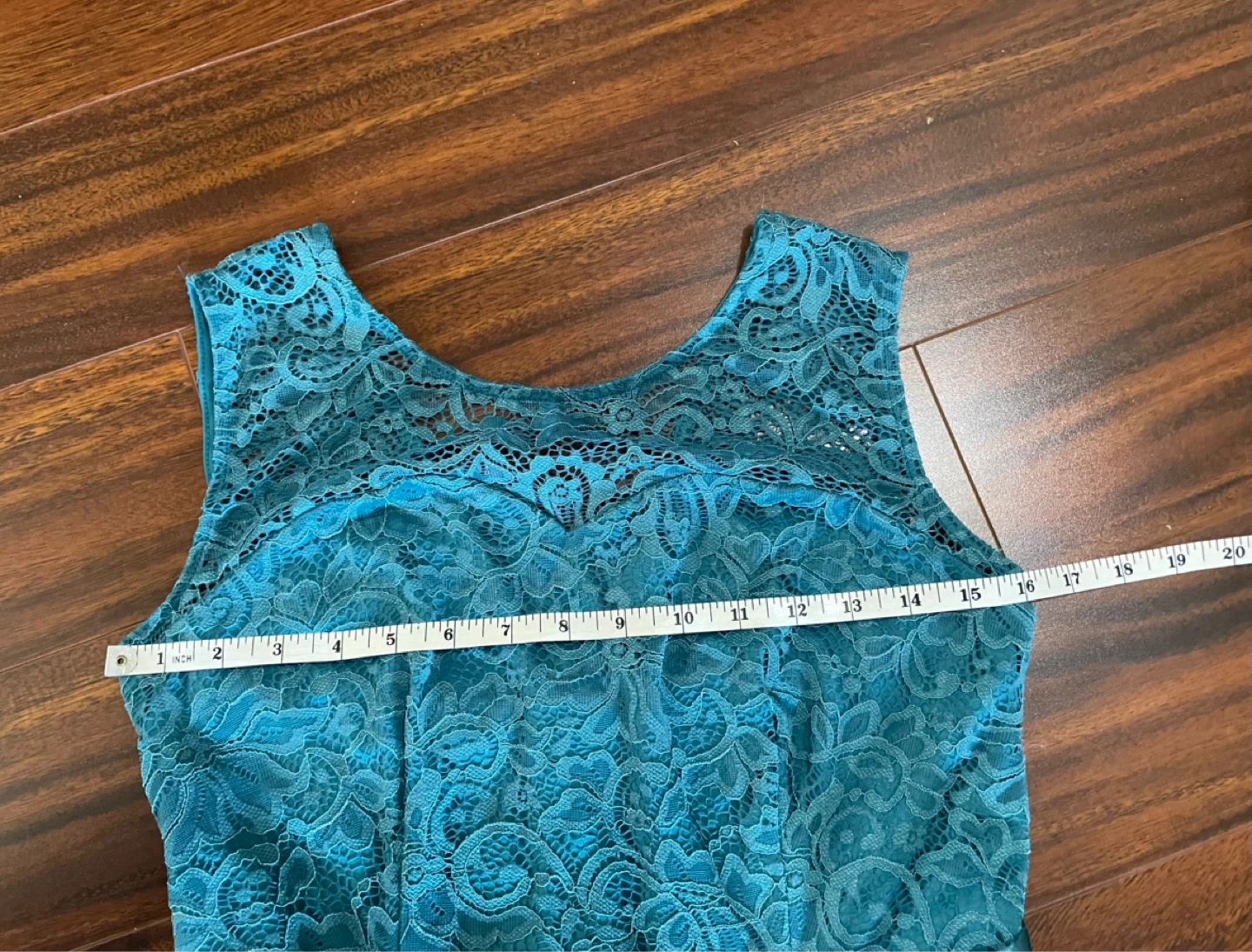Bery Love women’s medium teal formal lace high low dress - photo 3