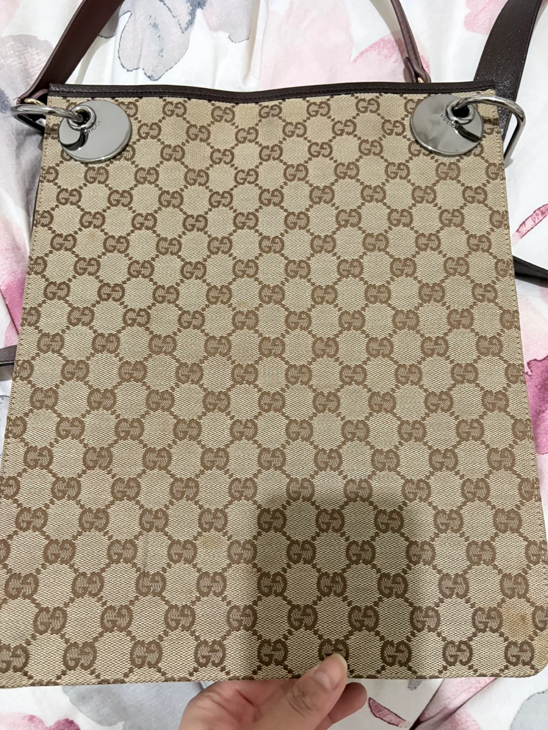 Gucci Monogram Canvas Shoulder Bag - photo 2