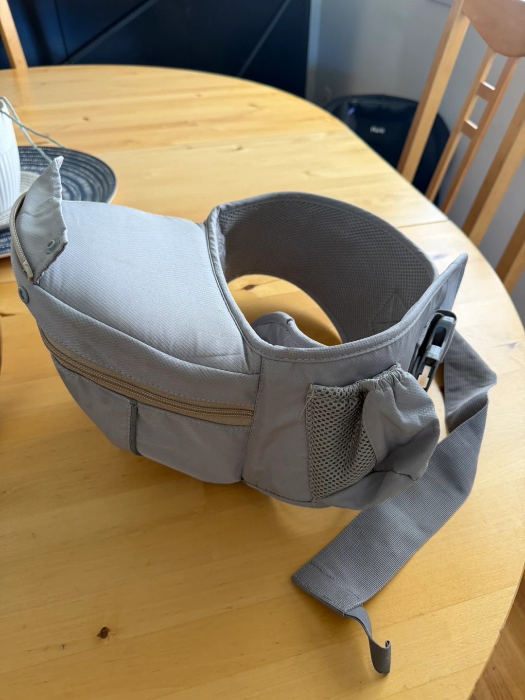 Grey Baby Hip Seat Carrier