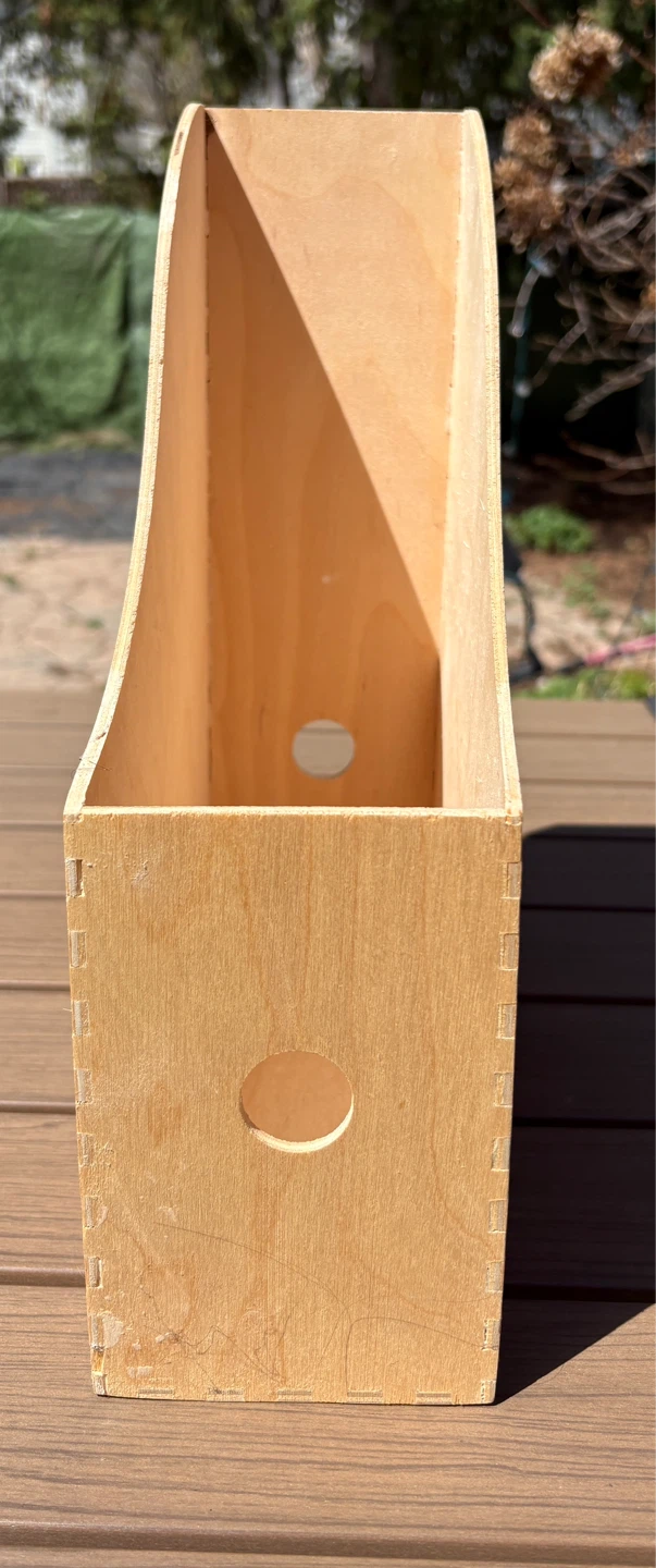 Wooden Magazine Holder