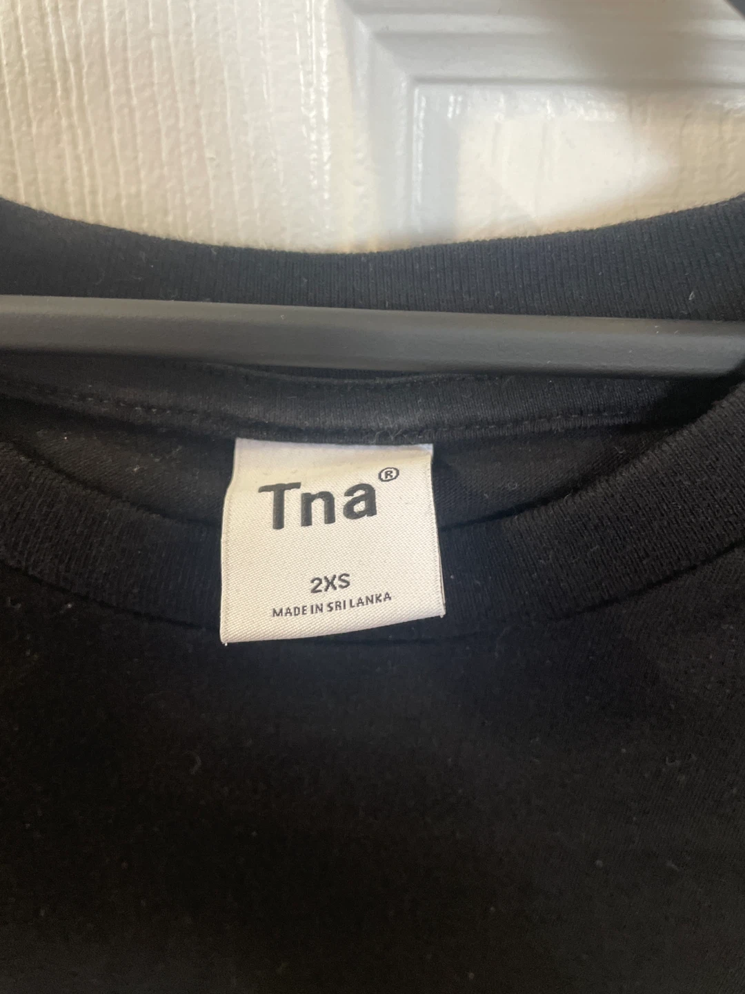 Tna Black Crop Top - Size 2XS - photo 3