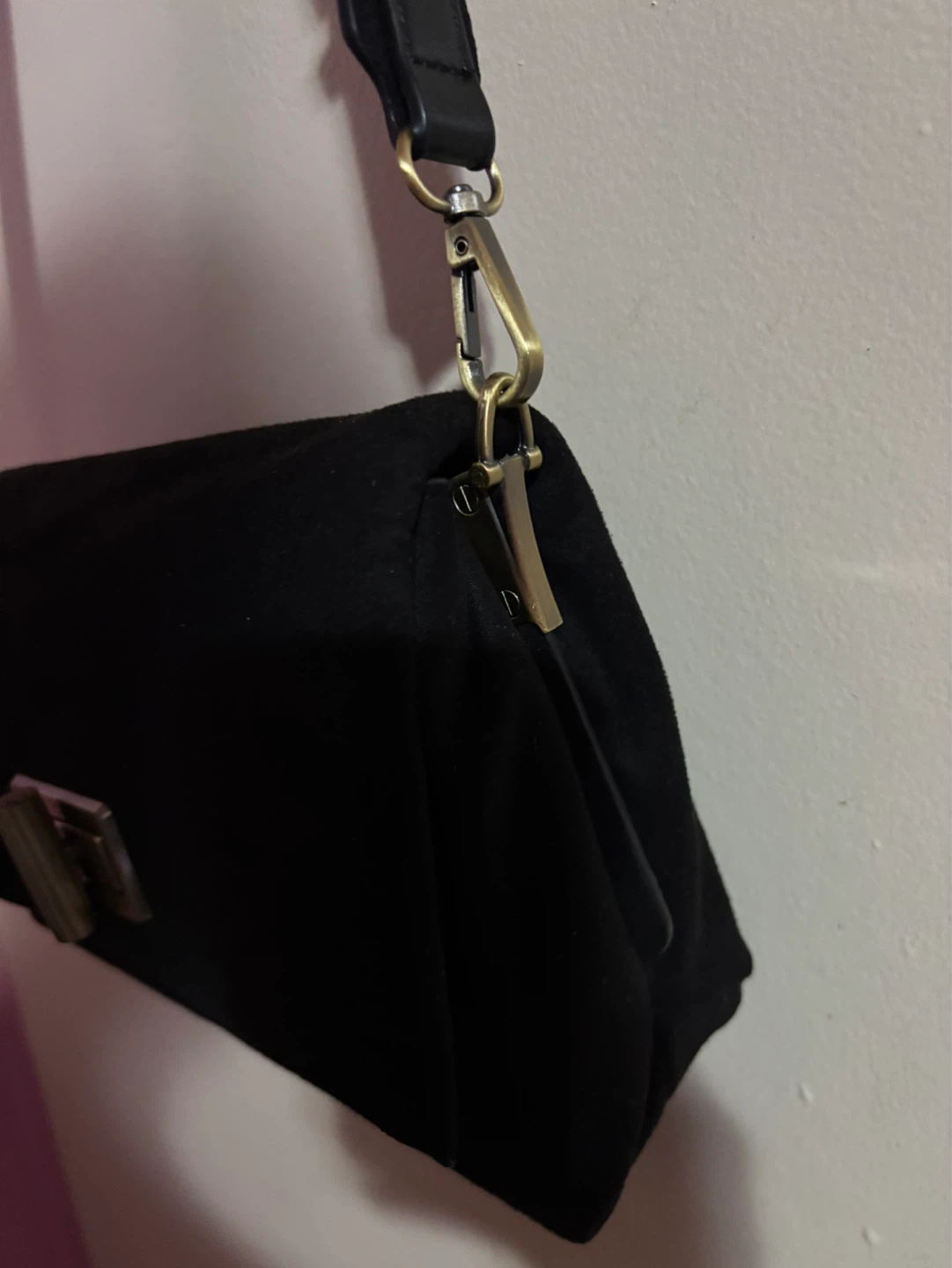 Parfois Black Suede Shoulder Bag - photo 2