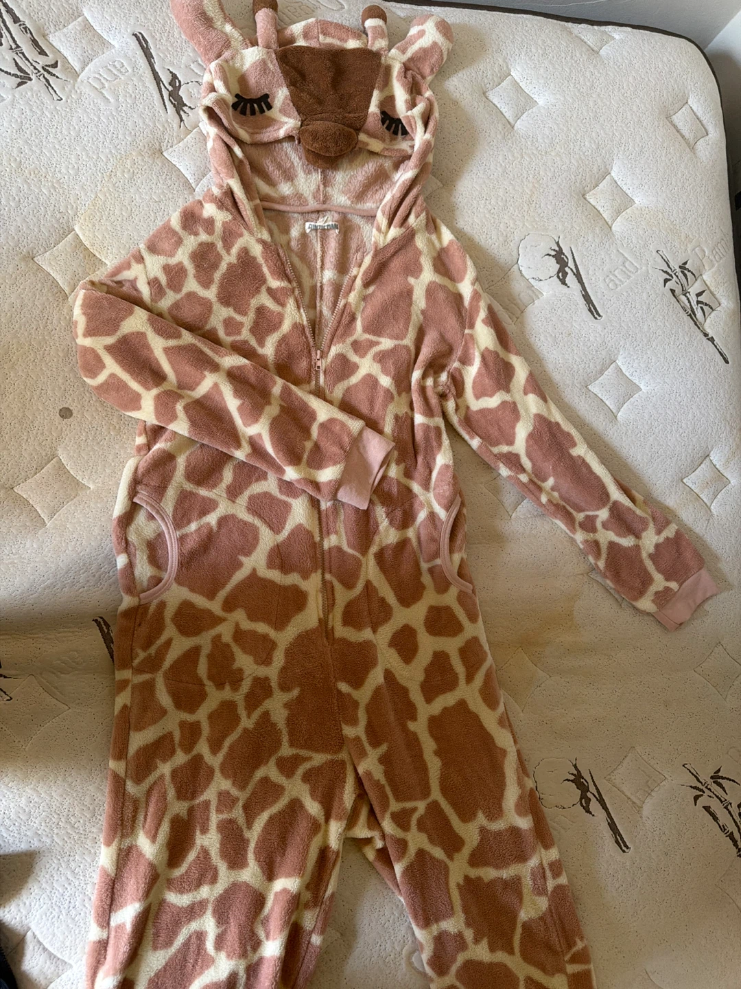 Giraffe Fleece Pajama Costume