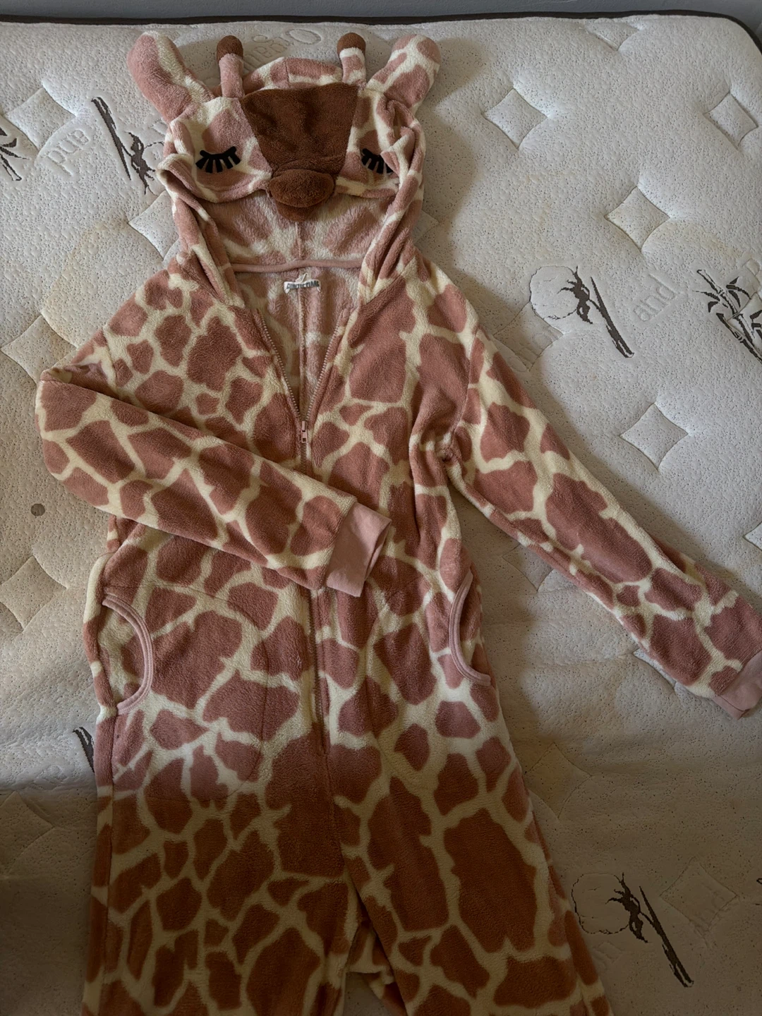 Giraffe Fleece Pajama Costume - photo 5