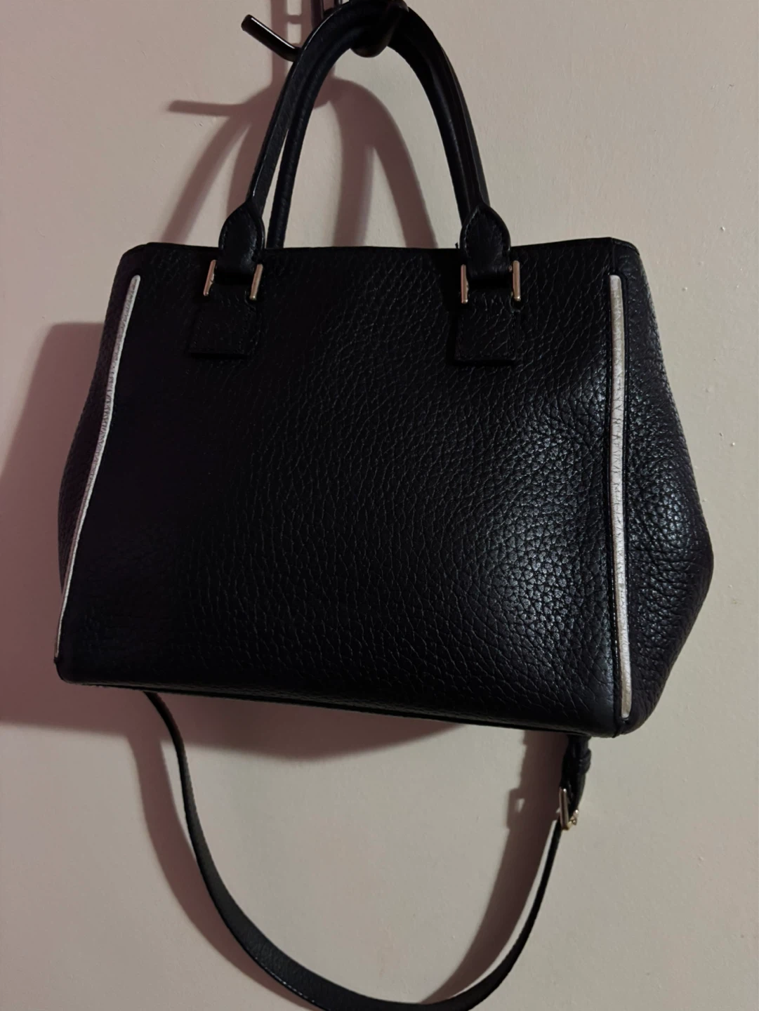 Kate Spade Black Leather Satchel Handbag - photo 3