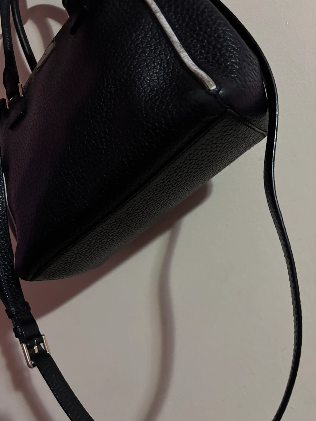 Kate Spade Black Leather Satchel Handbag - photo 4