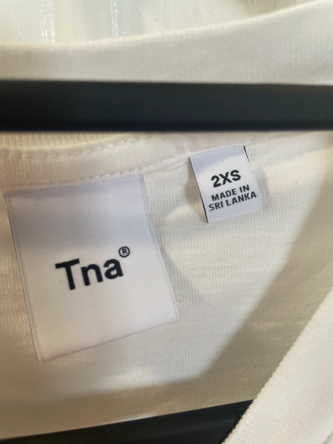 Tna White Cropped T-Shirt 2XS - photo 3