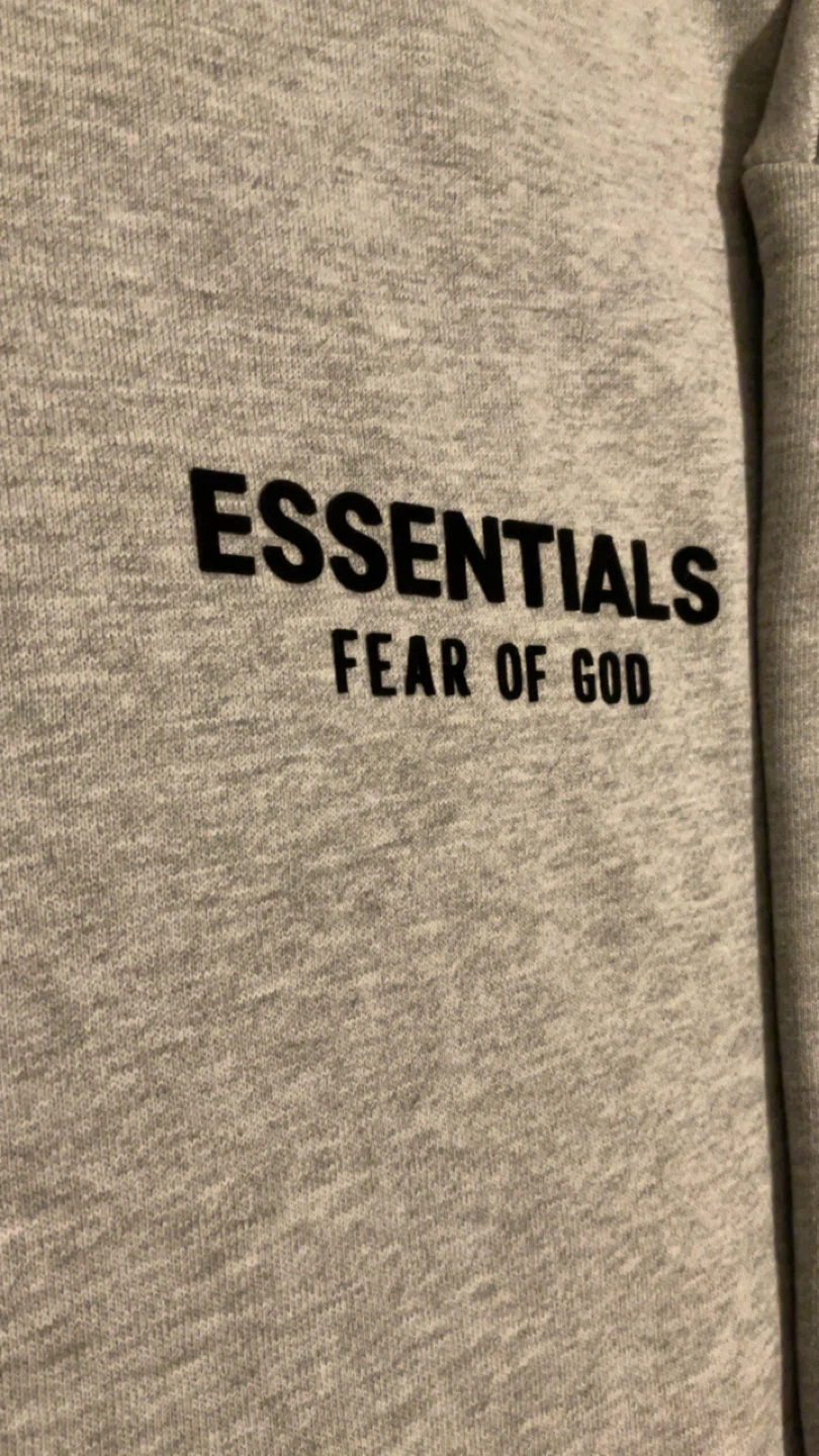 Fear of God Essentials Hoodie Dark Oatmeal - photo 4