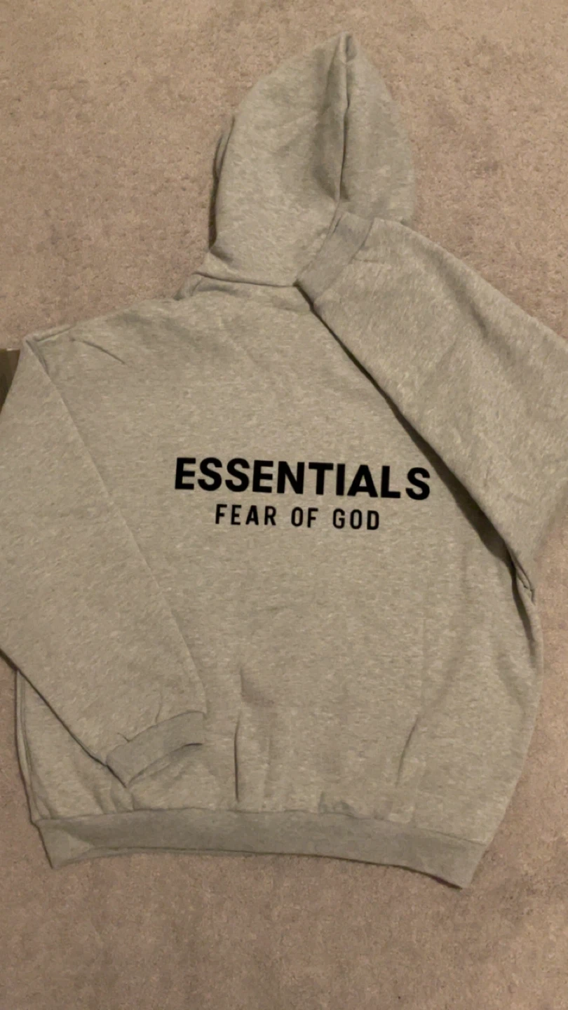 Fear of God Essentials Hoodie Dark Oatmeal - photo 3