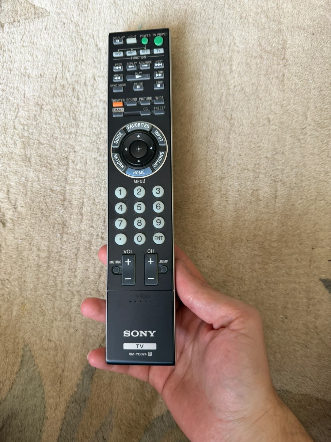 Sony RM-YD024 Replacement Remote