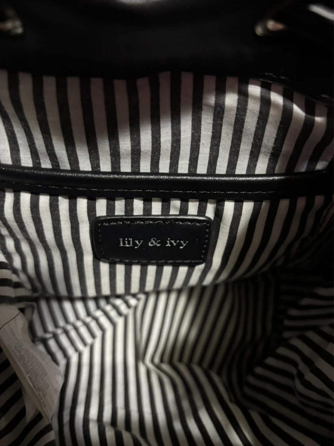 Lily$Ivy Black Quilted Mini Backpack - photo 3