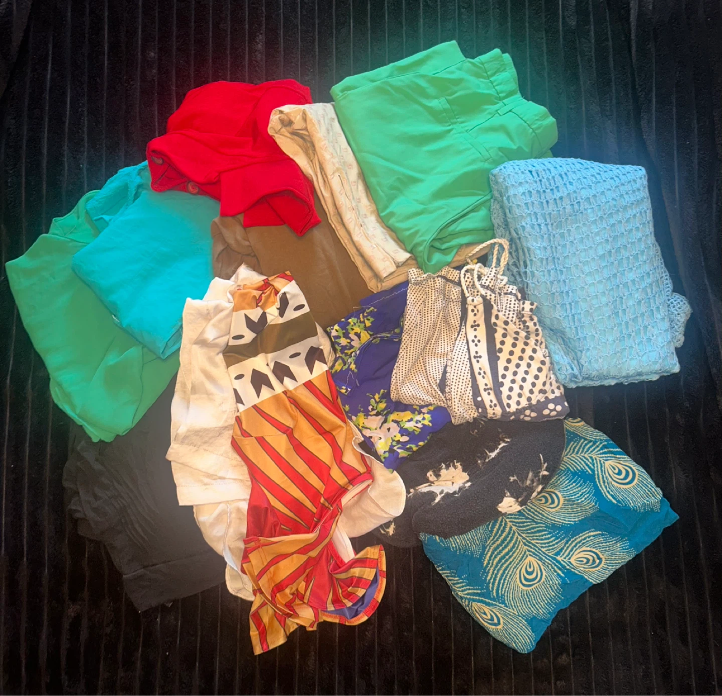 Bundle of Vintage Women's Tops, Pants and Dresses