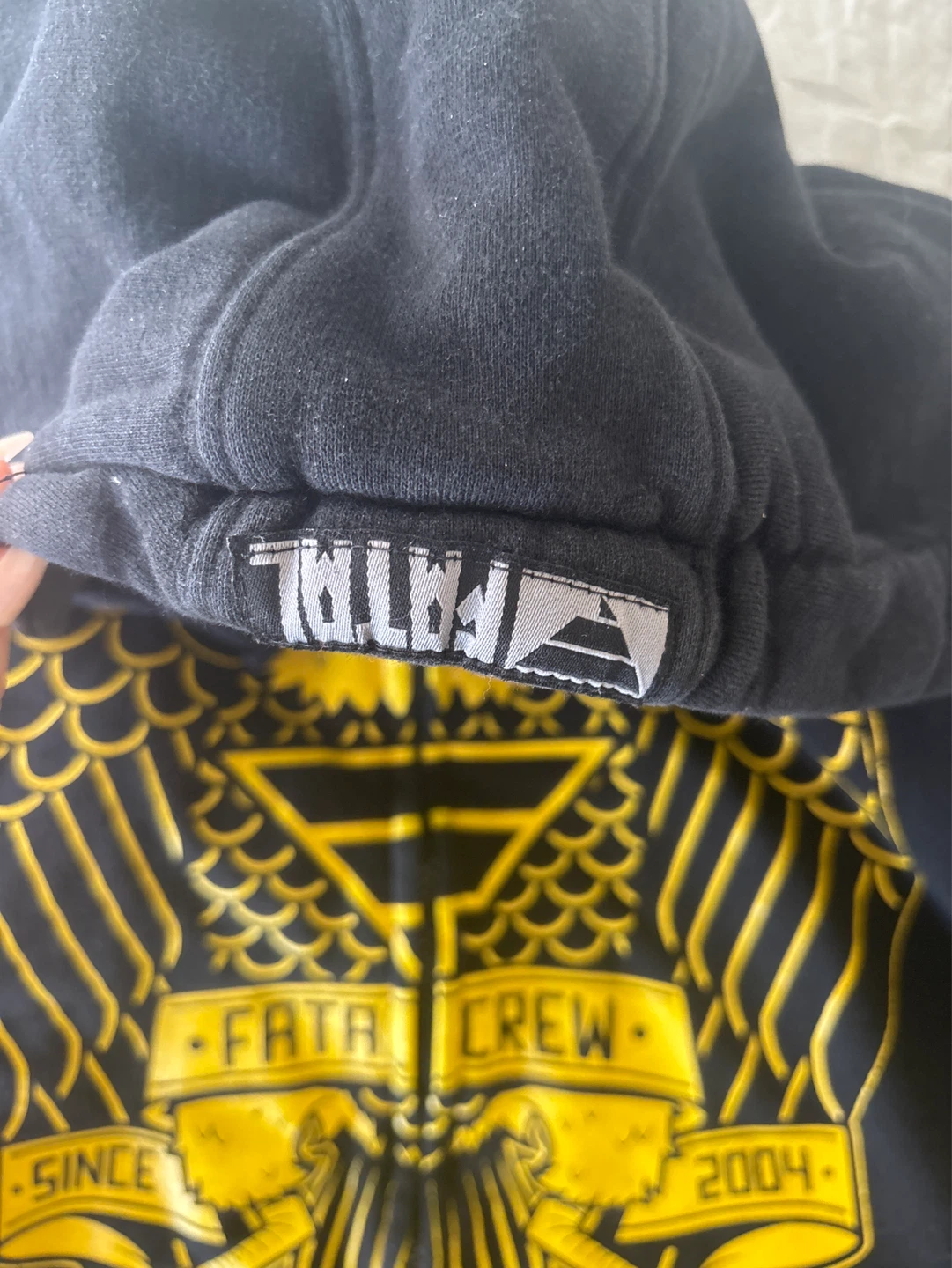 Fatal Clothing Black Zip-Up Hoodie Large - photo 5