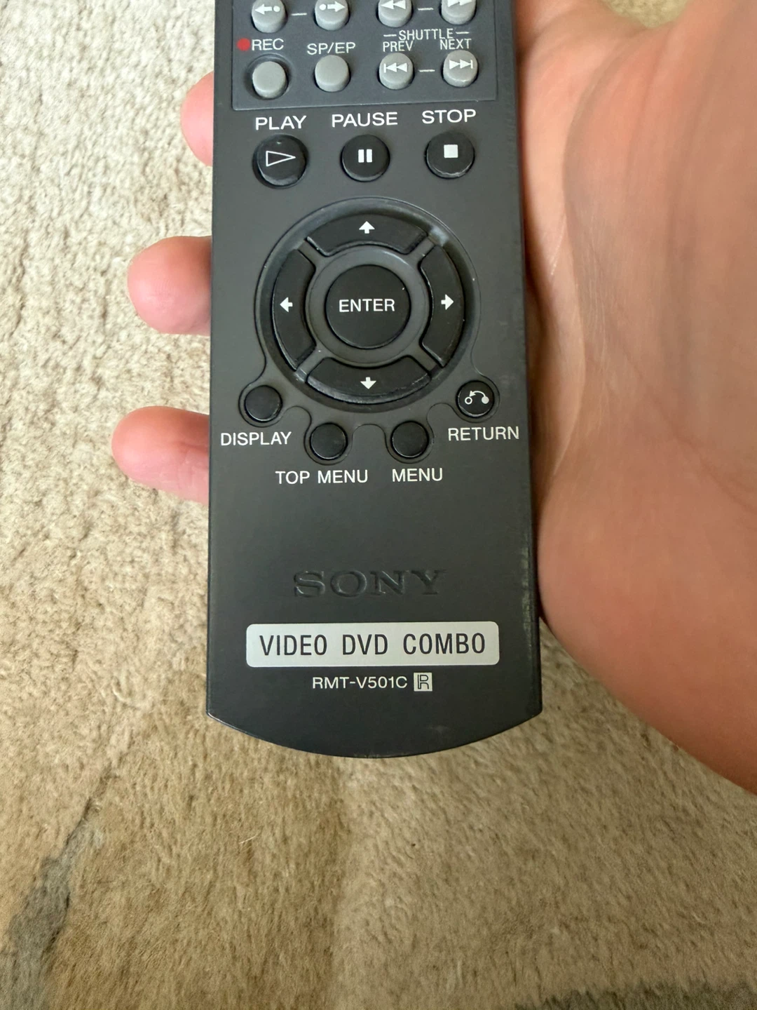 Sony RMT-V501C  Remote for DVD/VCR Combo - photo 2