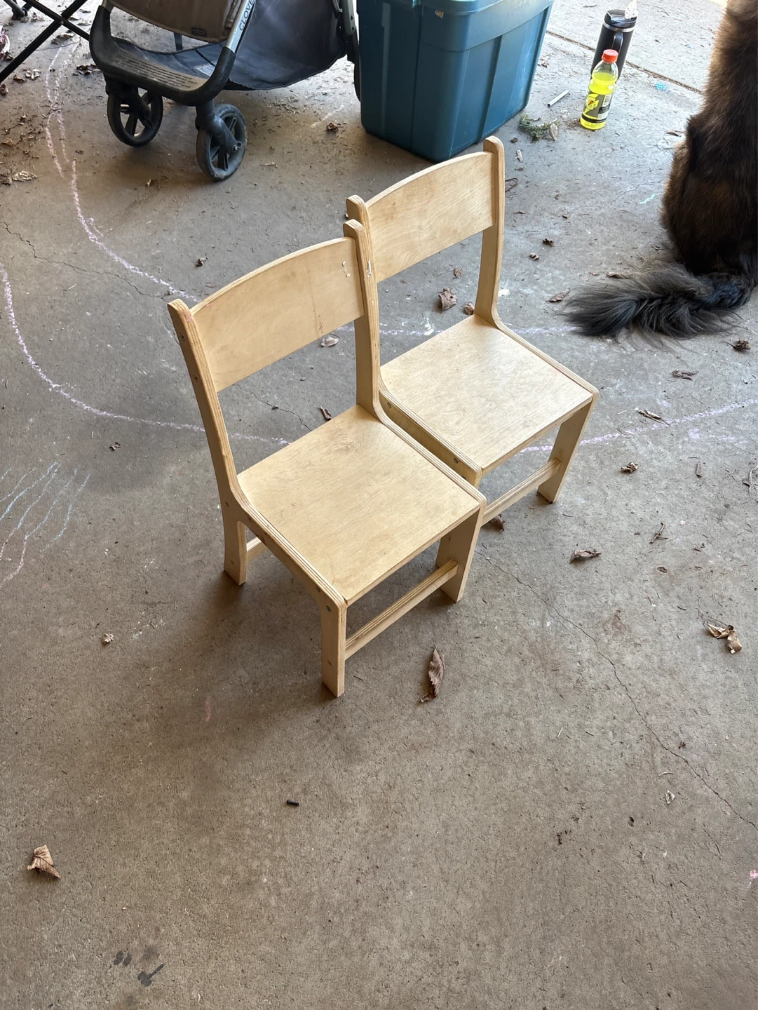 Kids Wooden Chairs (Set of 2)