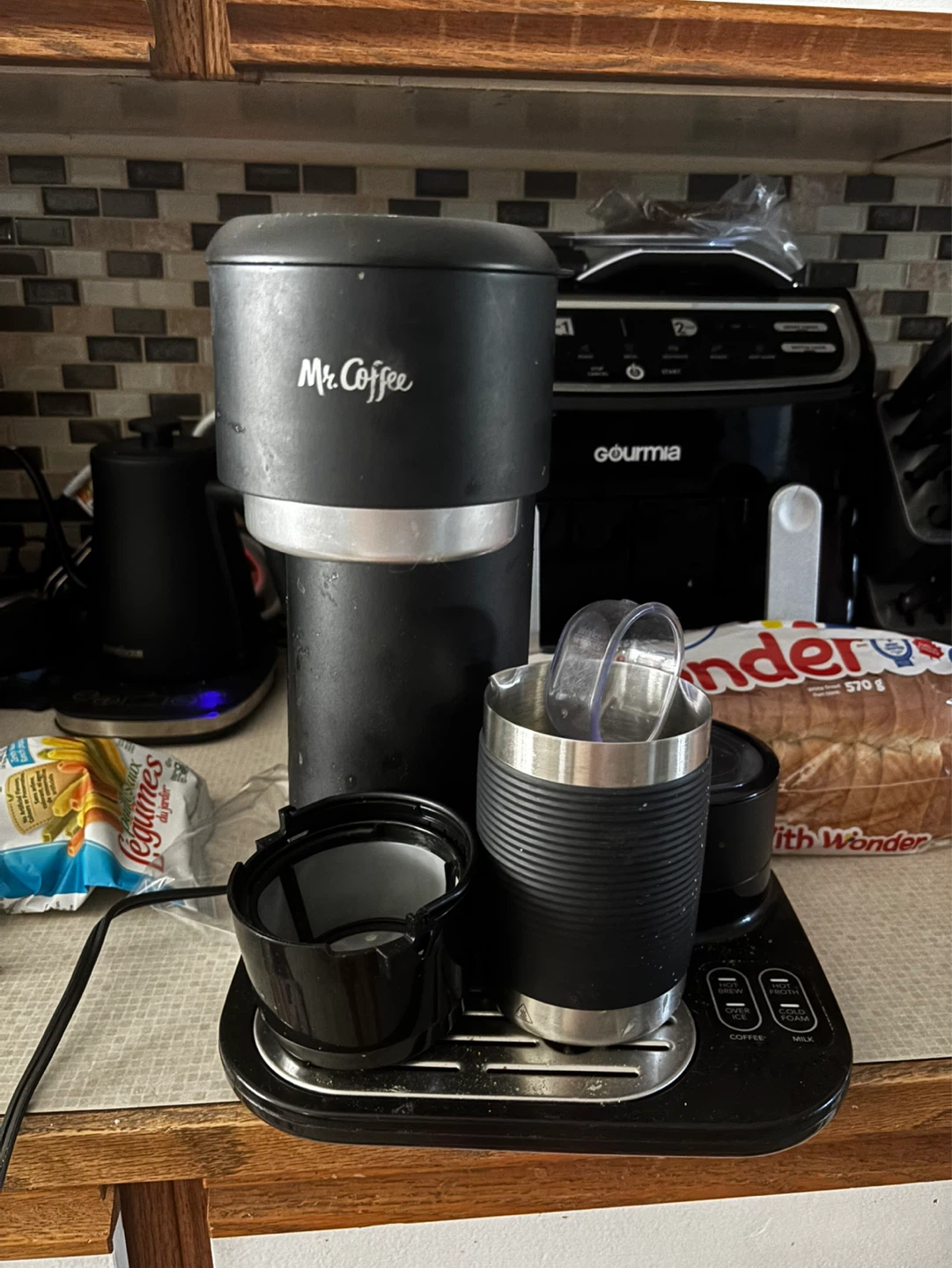 Mr. Coffee Single Serve Coffee Maker with Frother