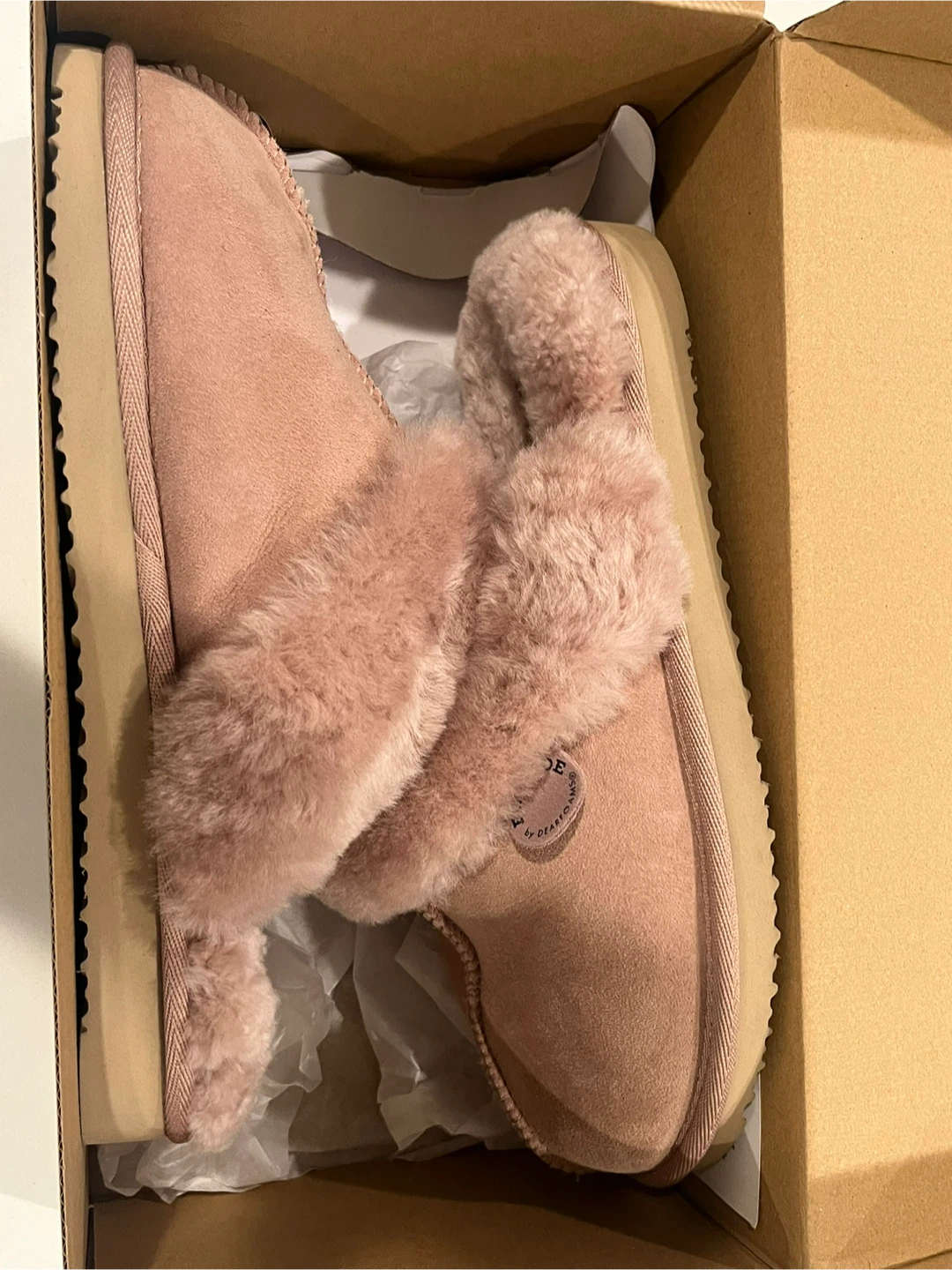 Dearfoams sheepskin slippers - photo 3