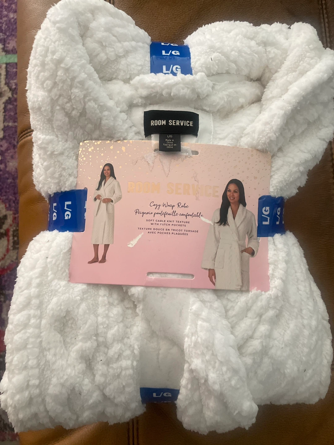 Room Service Cozy Wrap Robe - L/G