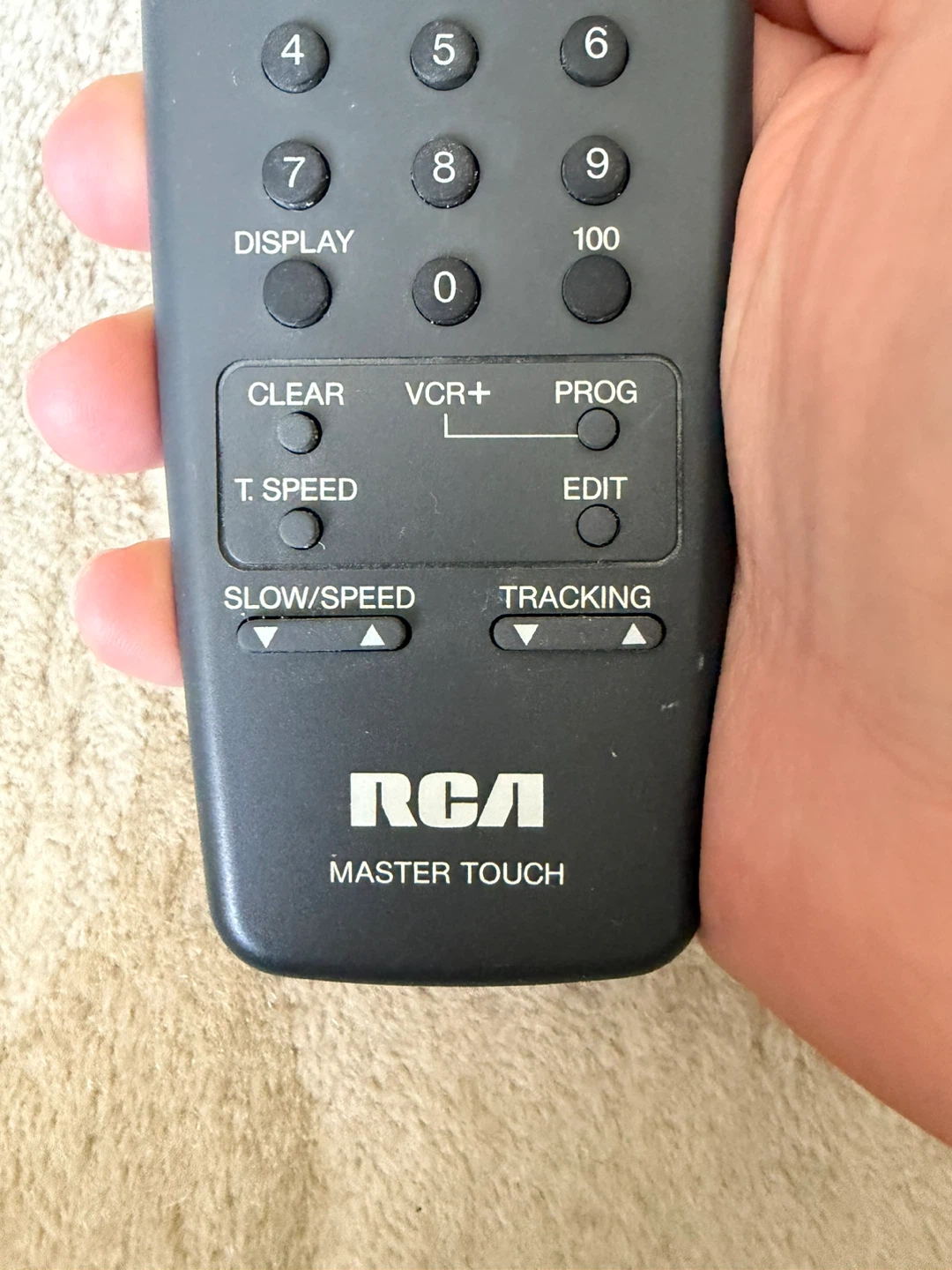 RCA Master Touch VCR/TV Remote Control - photo 2