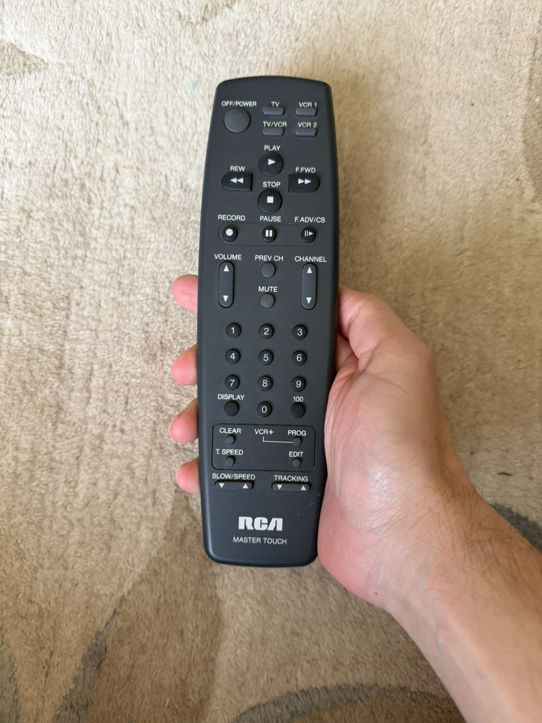 RCA Master Touch VCR/TV Remote Control