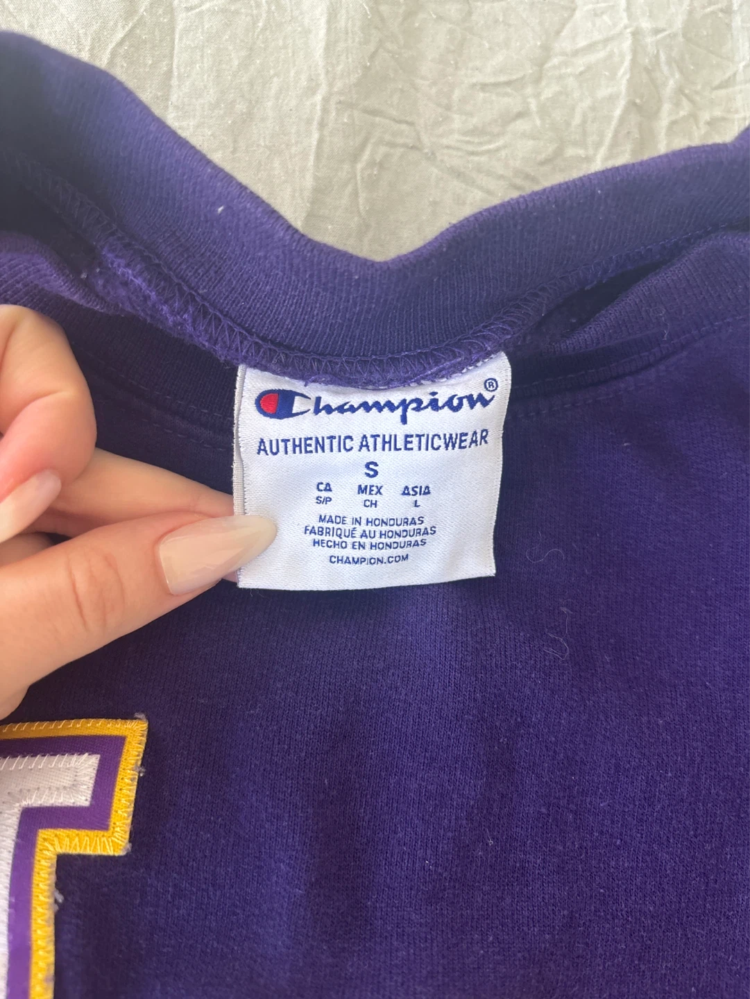 Champion LSU Crewneck Sweatshirt Size S - photo 2