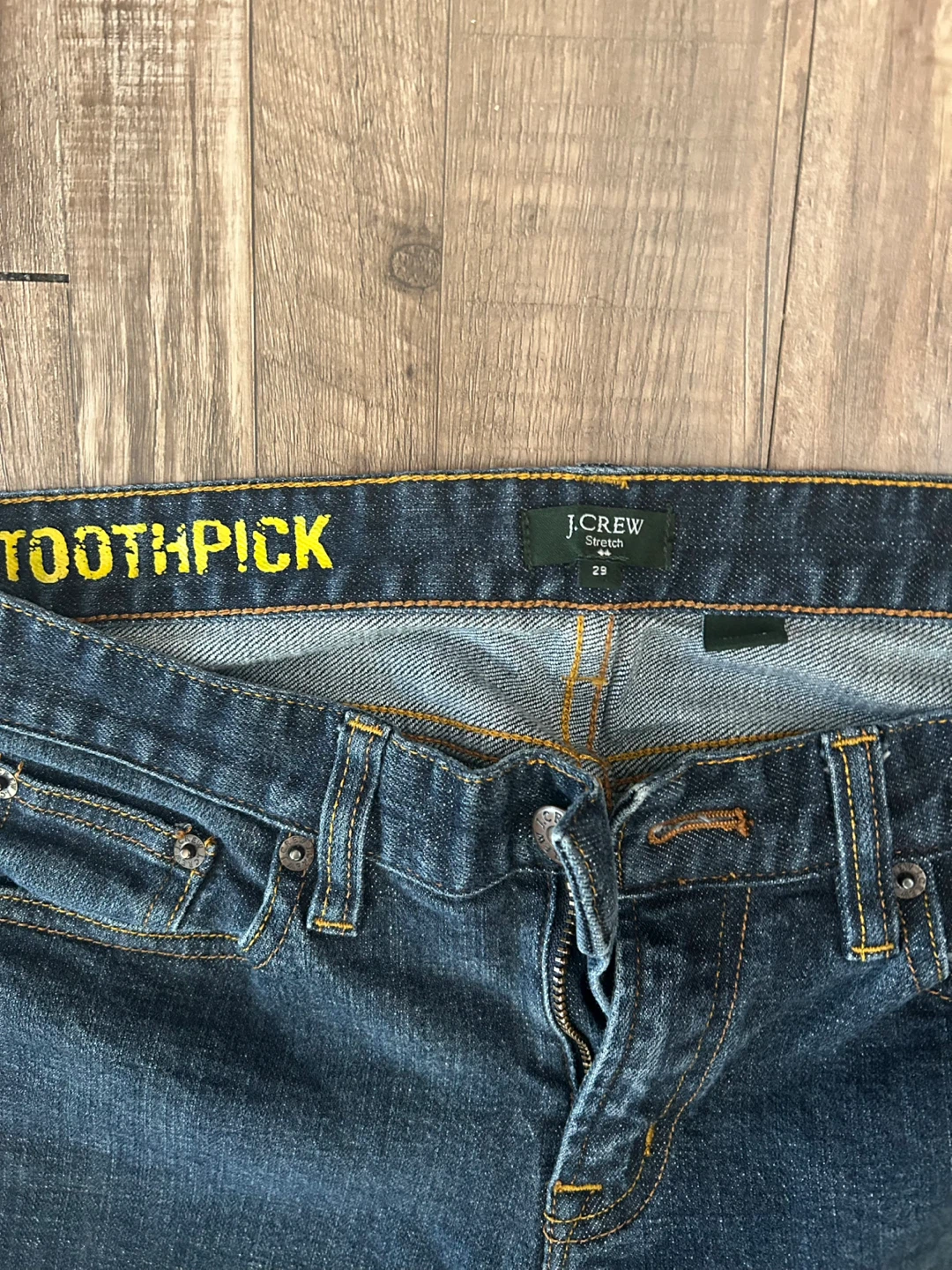 J. Crew Toothpick Stretch Jeans Size 29 - photo 2