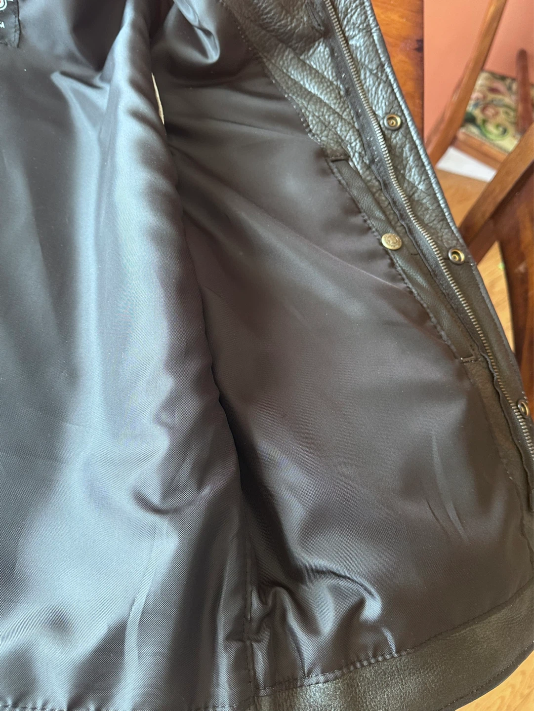 Legendary USA Leather Vest Size 40 - photo 4