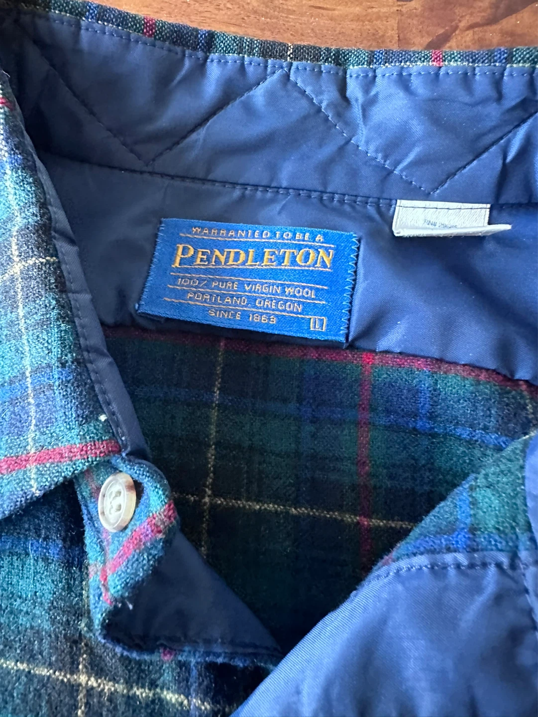 Pendleton Wool Shirt - Size L - photo 3