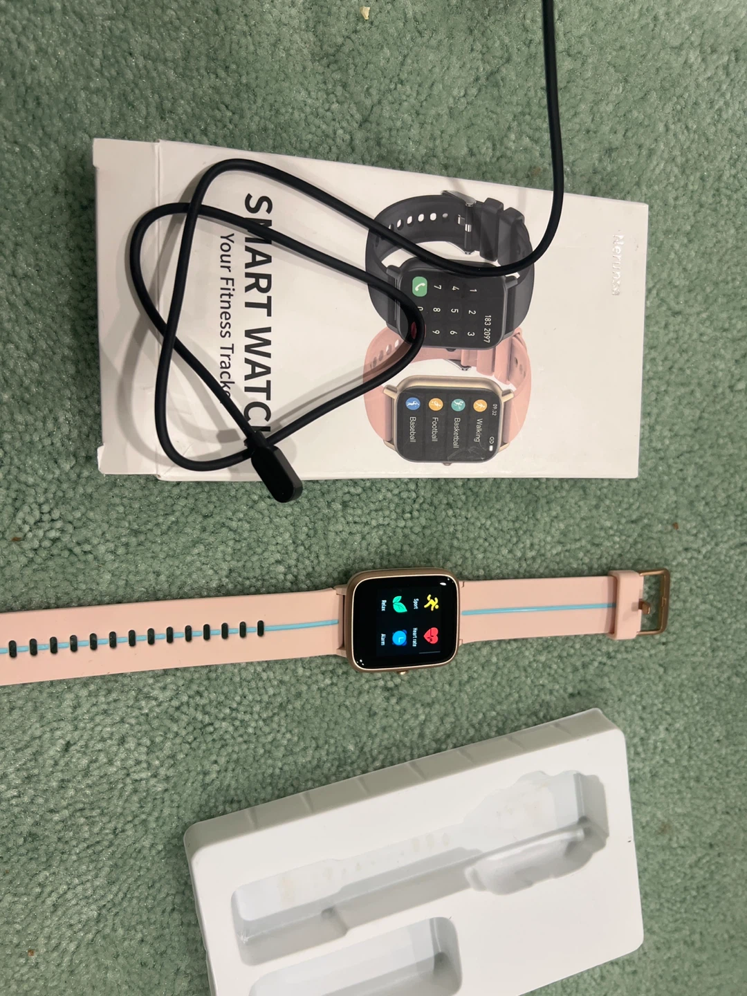 Pink Smart Watch Fitness Tracker - photo 2