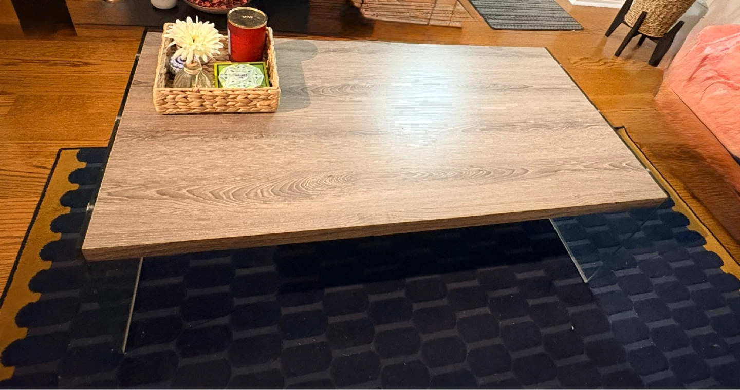 Modern Wood Grain Coffee Table - photo 2