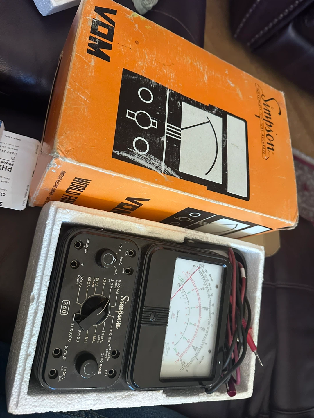 Simpson 260-8 Volt-Ohm-Milliammeter - photo 2