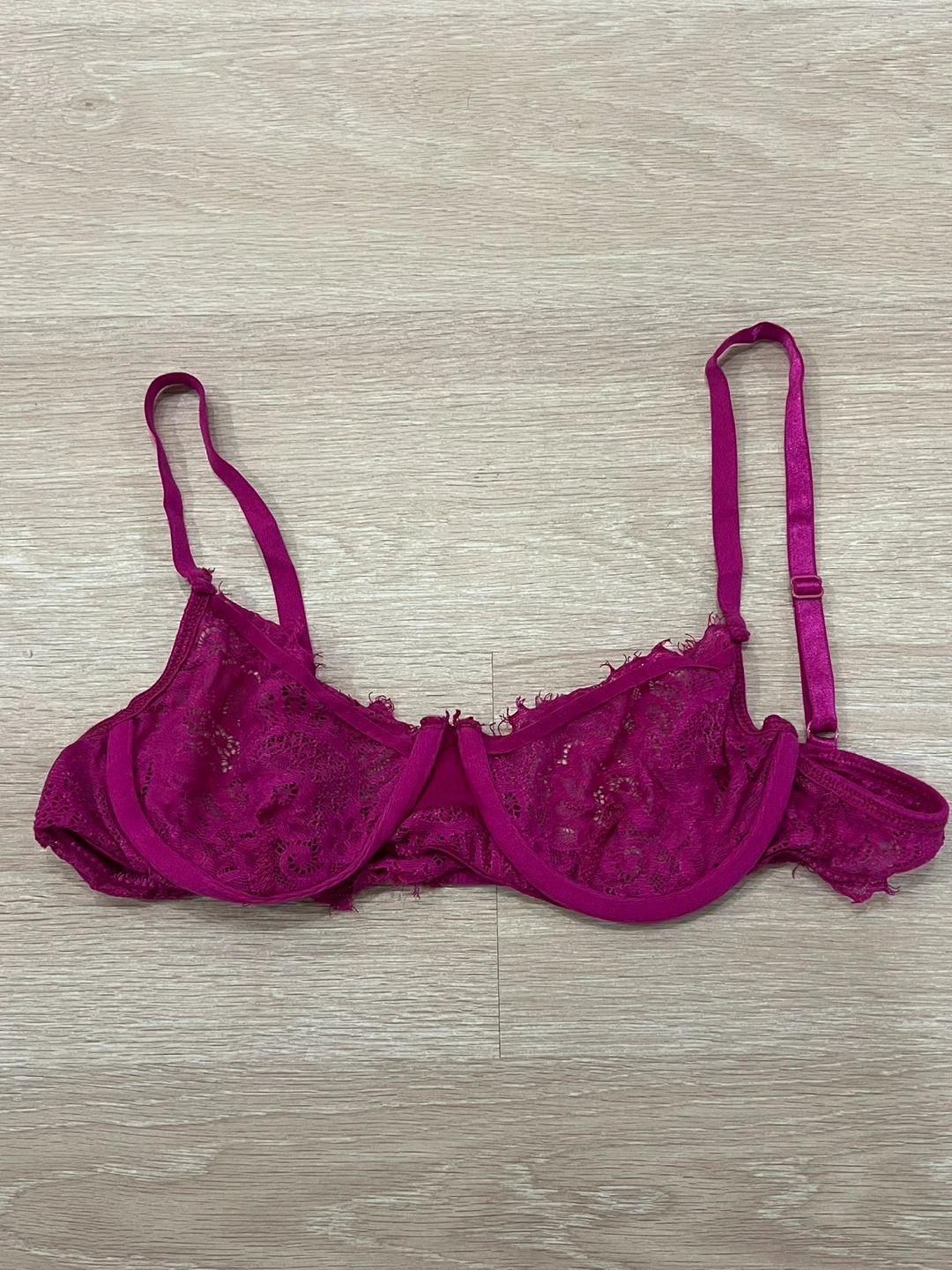 Dark Pink Lace Bra S - photo 2