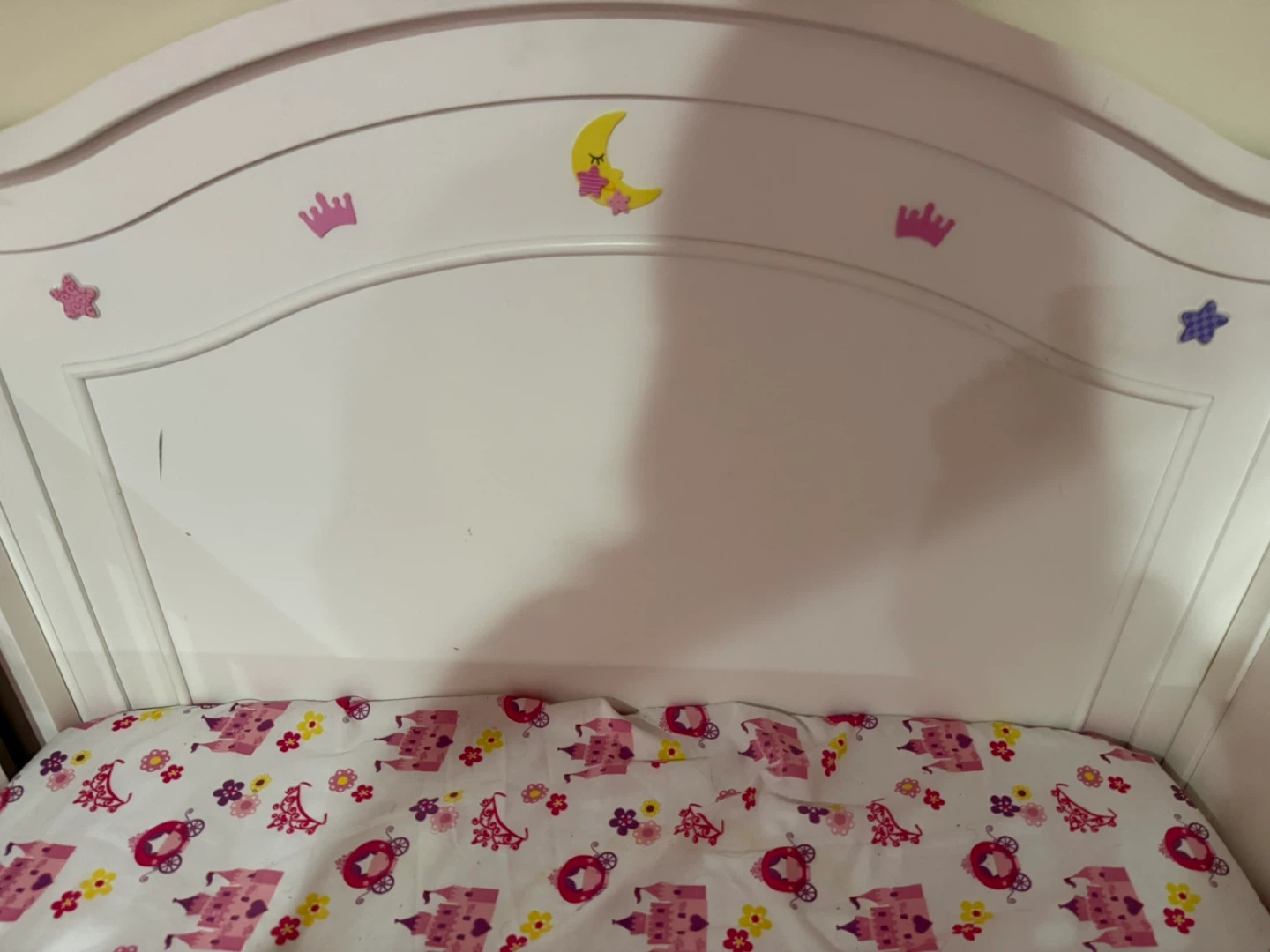 White Crib with Mattress - photo 2