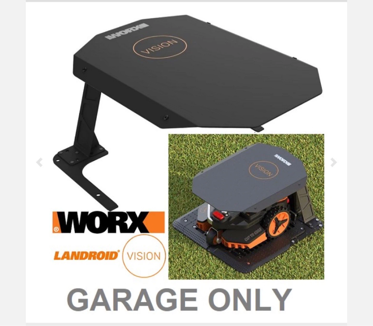 Garage WORX for Robot Lawn Mower Landroid Vision WA0821