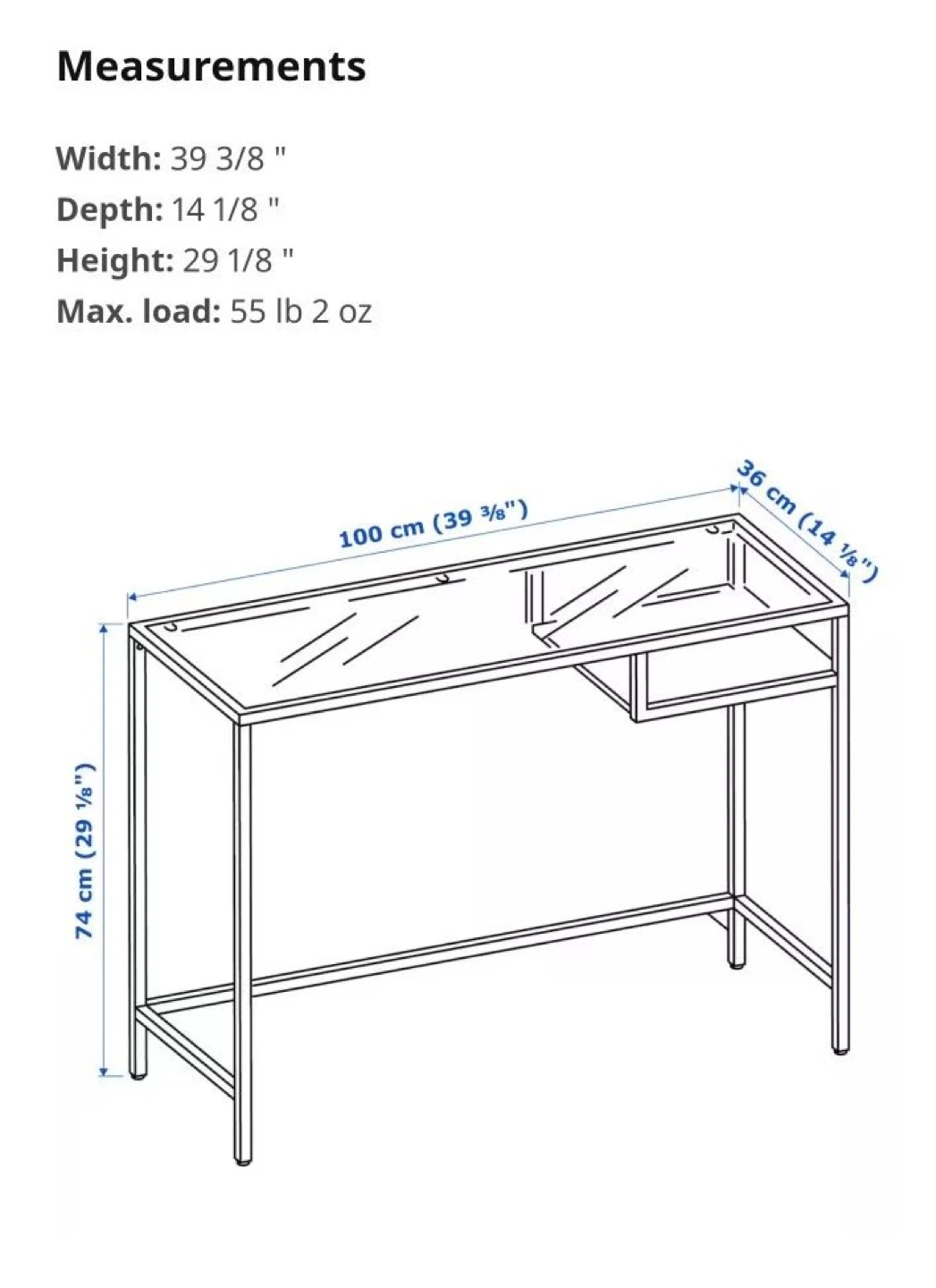 IKEA Vittsjo desk - photo 3