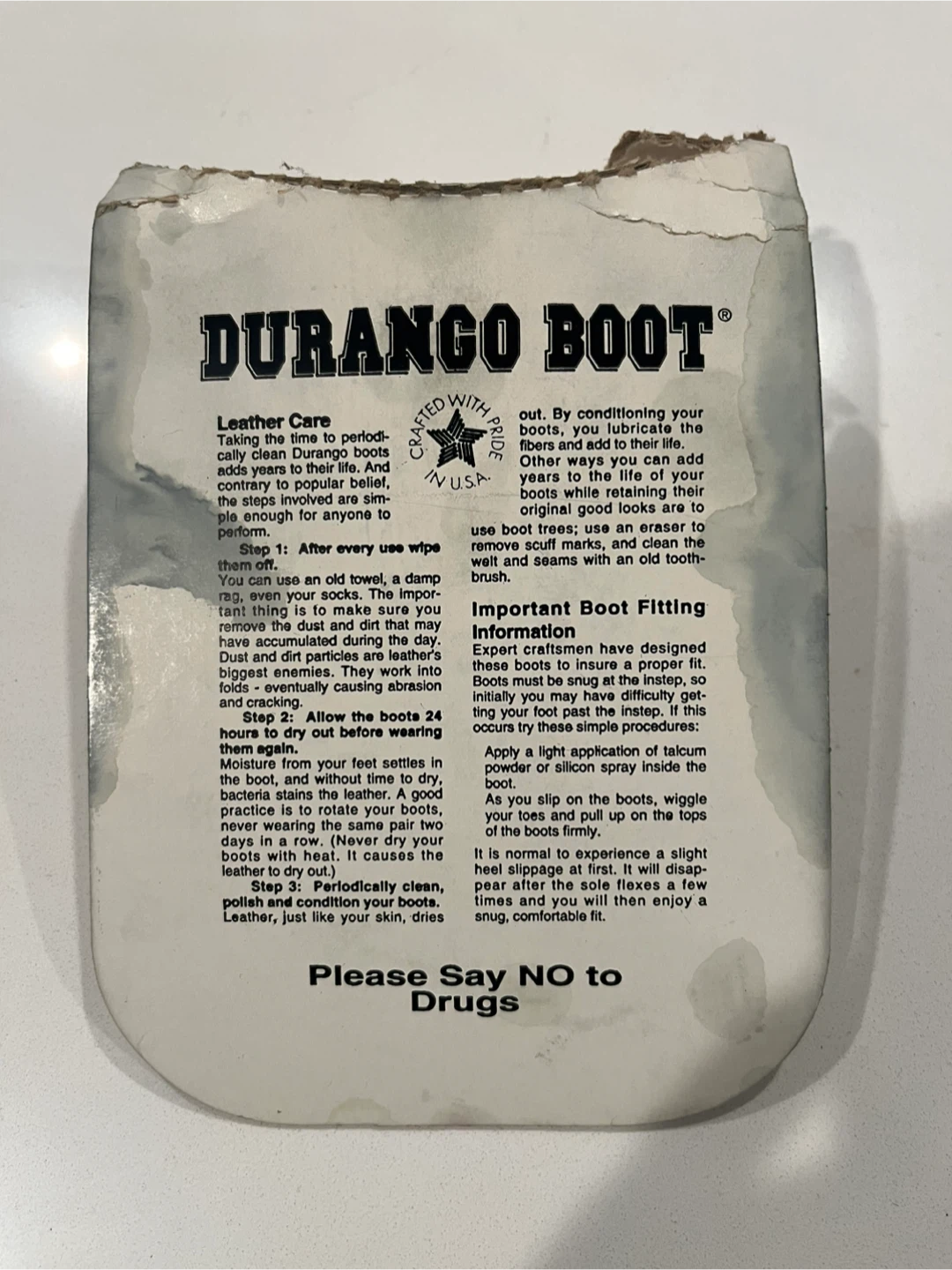 Durango Boot Co. Black Leather Boots