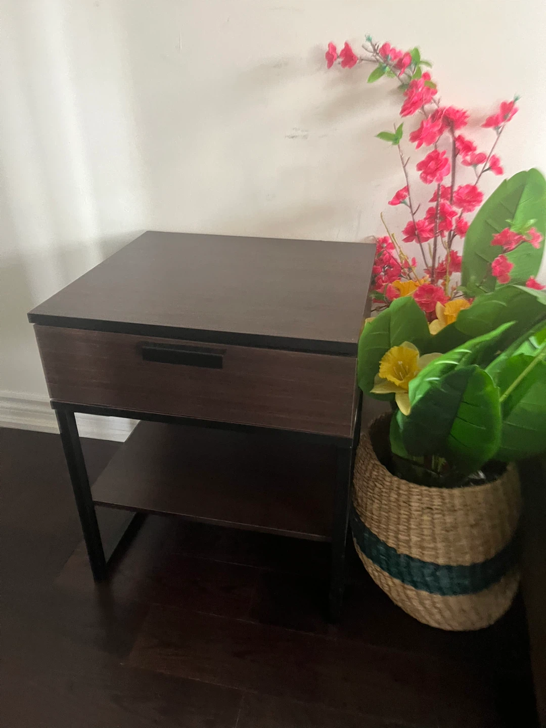 End Table with Drawer and Shelf - photo 2