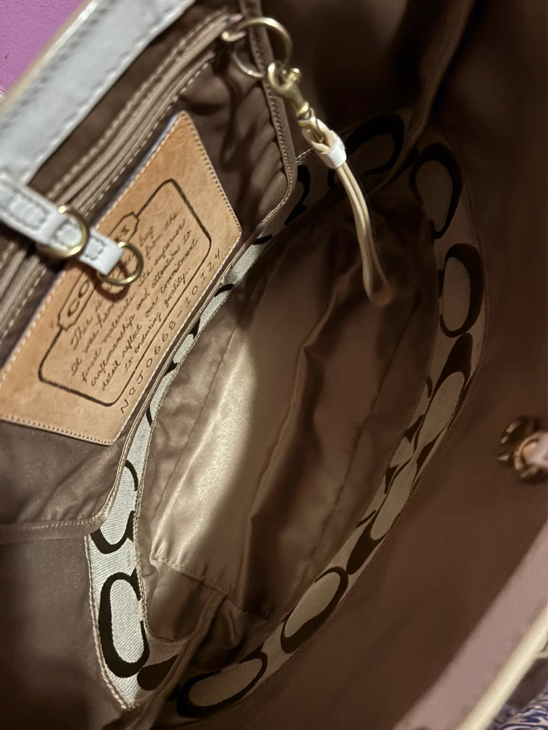 Coach Monogram Tote Bag - photo 2