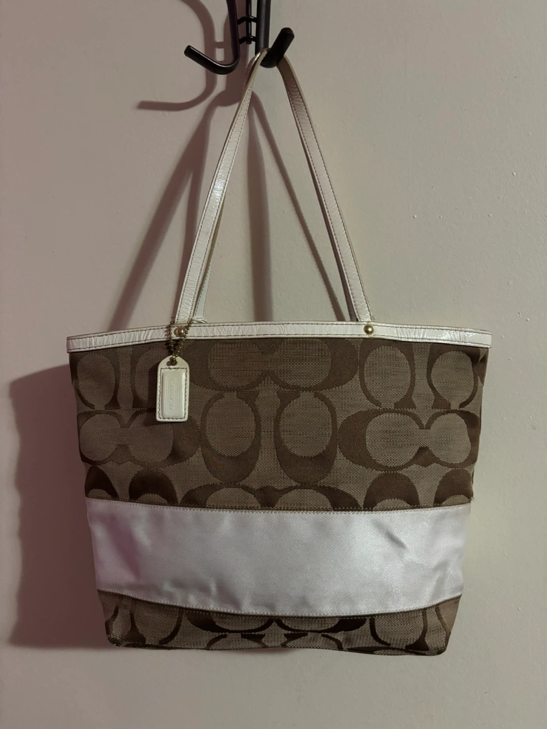Coach Monogram Tote Bag
