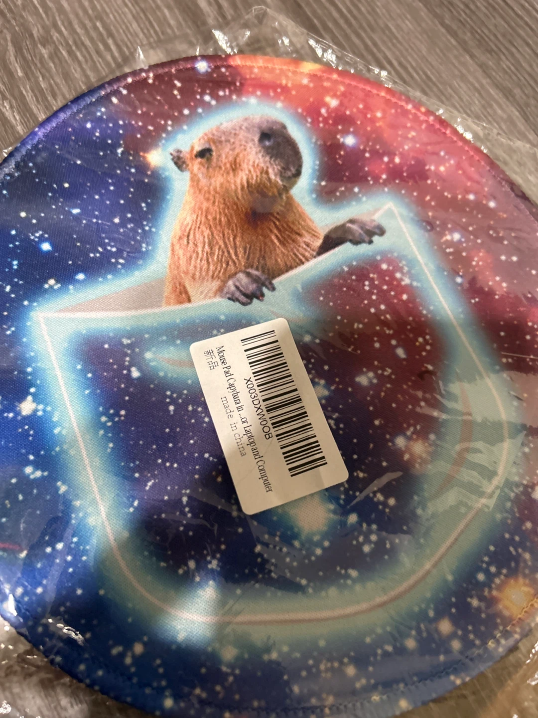 New-Round Capybara Space Mouse Pad - photo 2