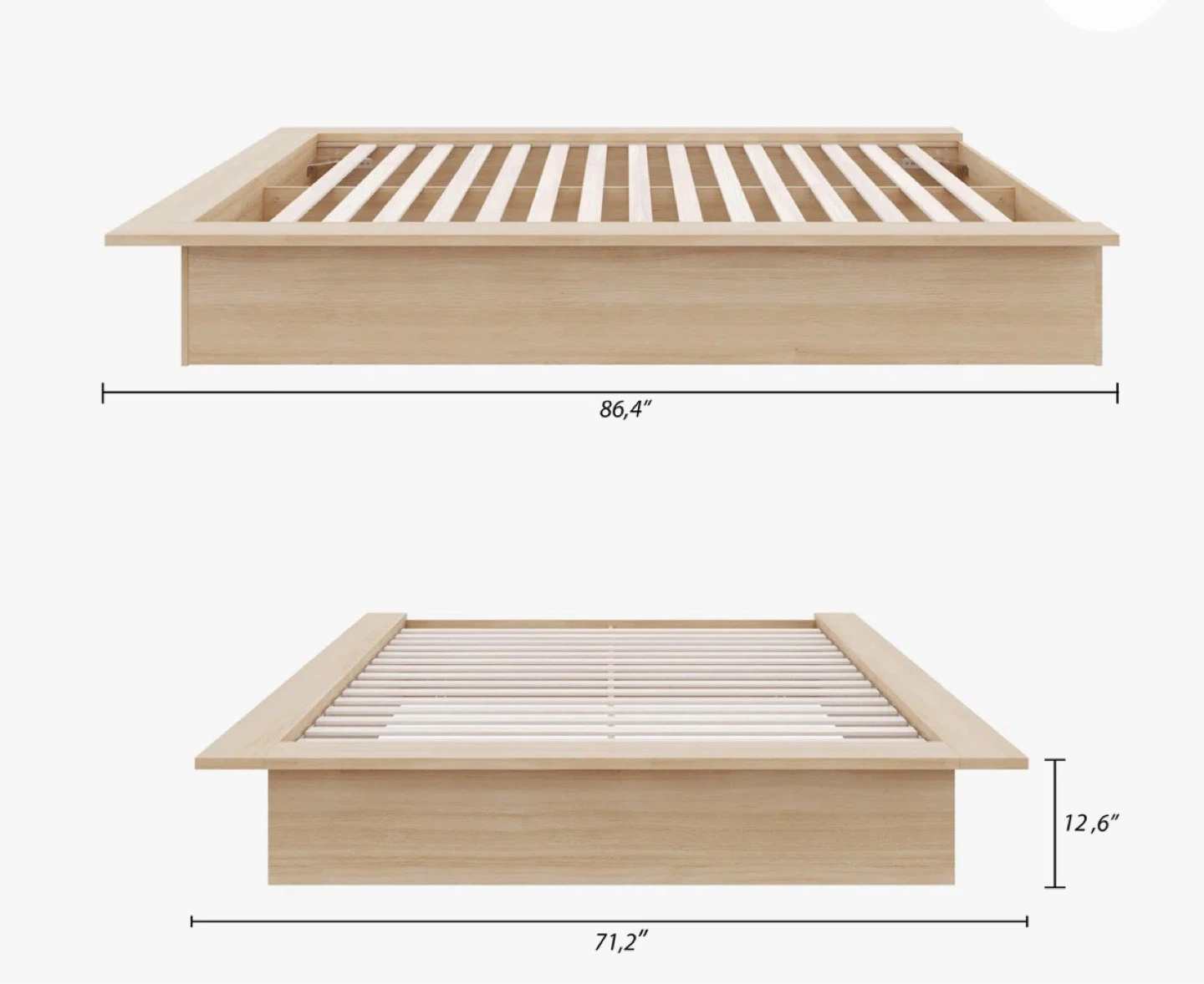 Hamdija Platform Bed - photo 2