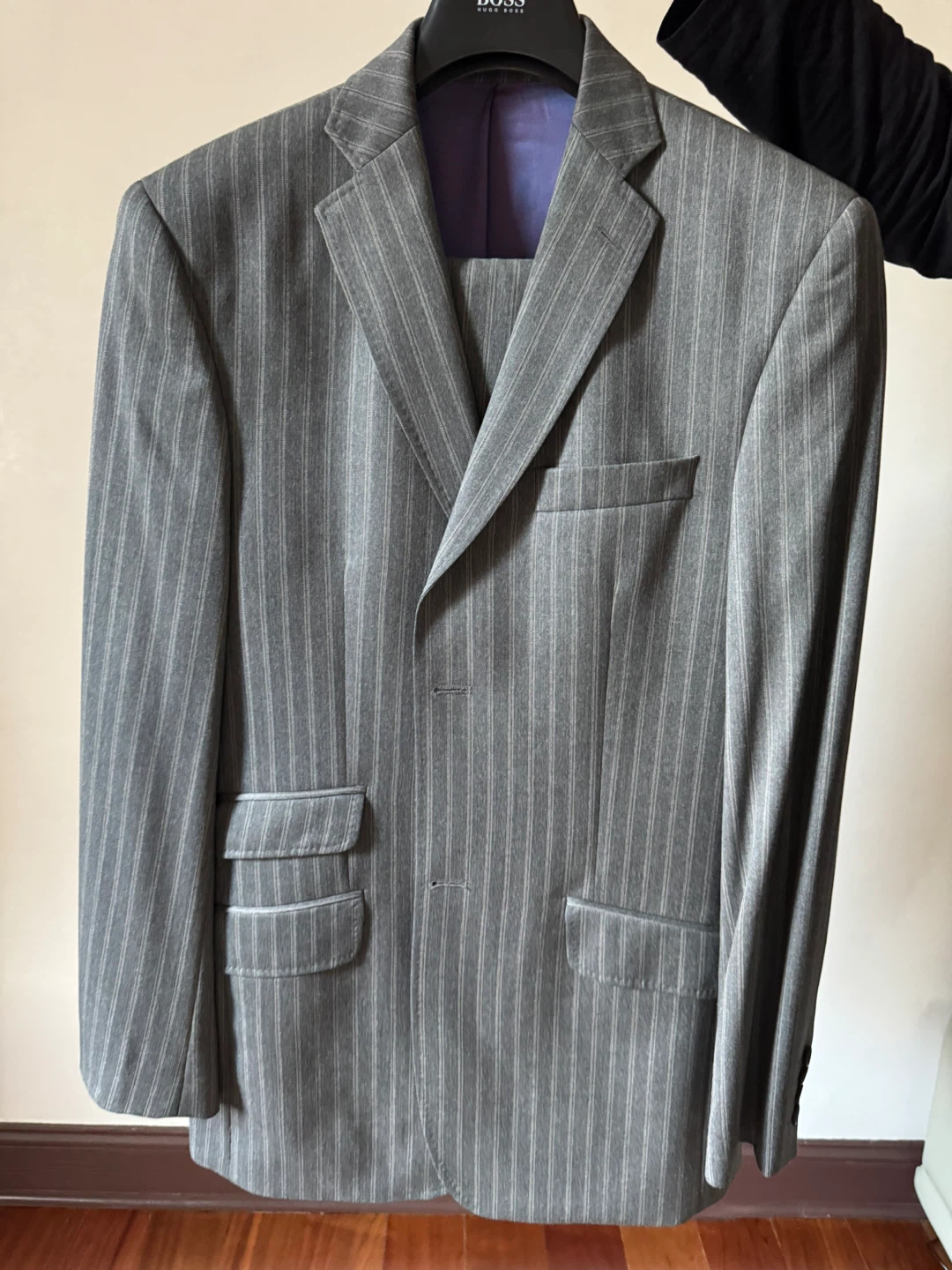 Ted Baker Endurance Grey Pinstripe Suit