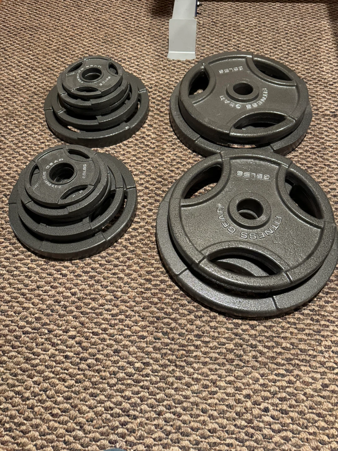 Fitness Gear Bench Press and Barbell Set - photo 3