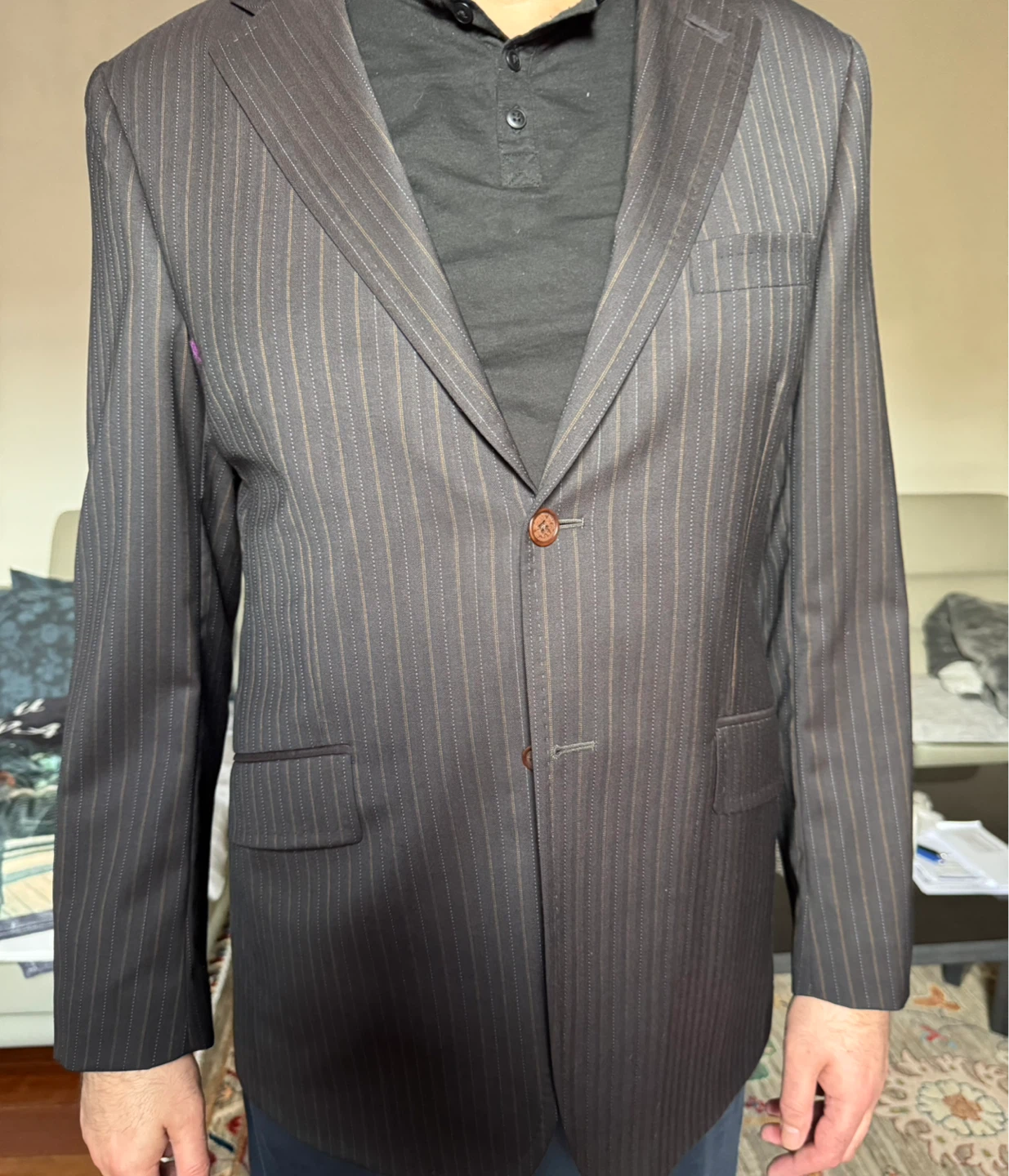 Ted Baker Men's Pinstripe Blazer - photo 3