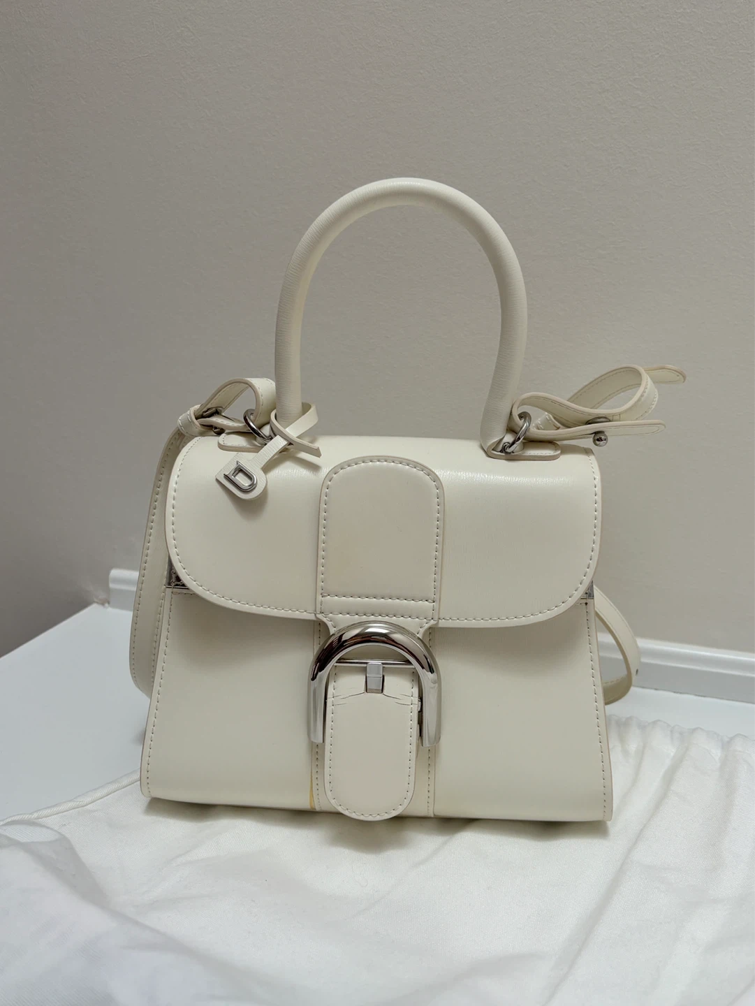 Delvaux White Leather Handbag