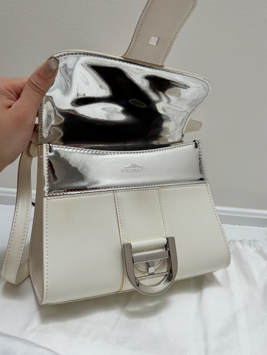 Delvaux White Leather Handbag - photo 3